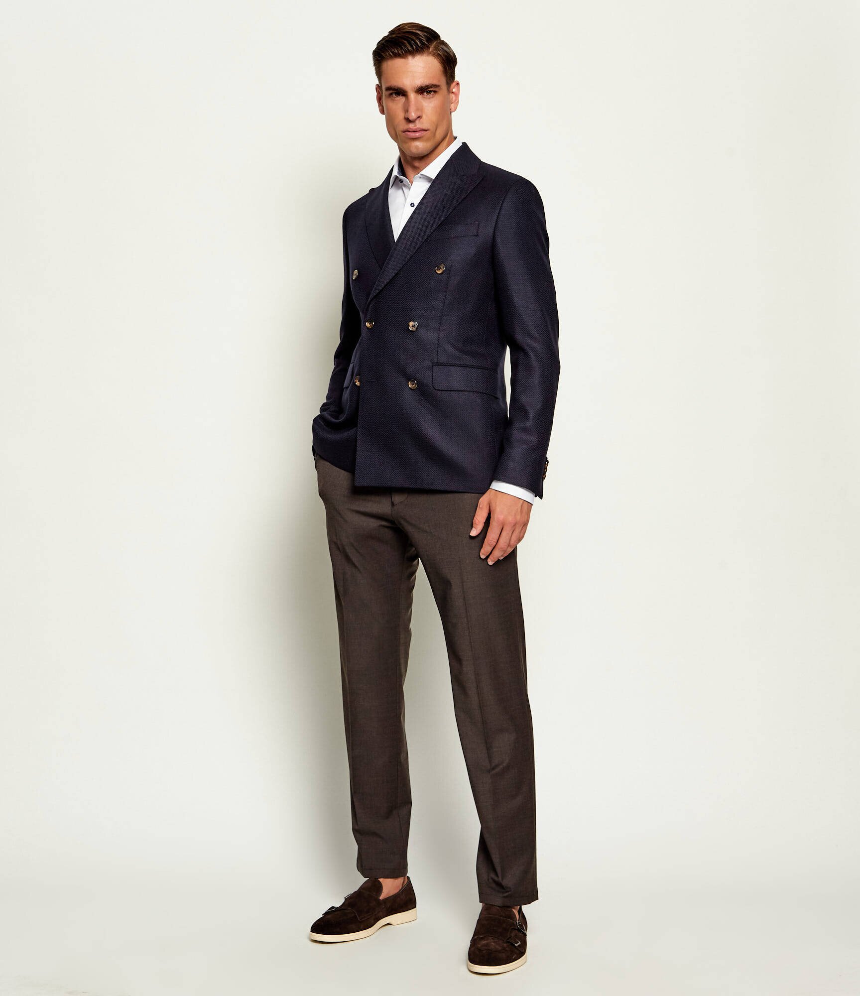 SAND COPENHAGEN Sacou Hopsack | regular fit