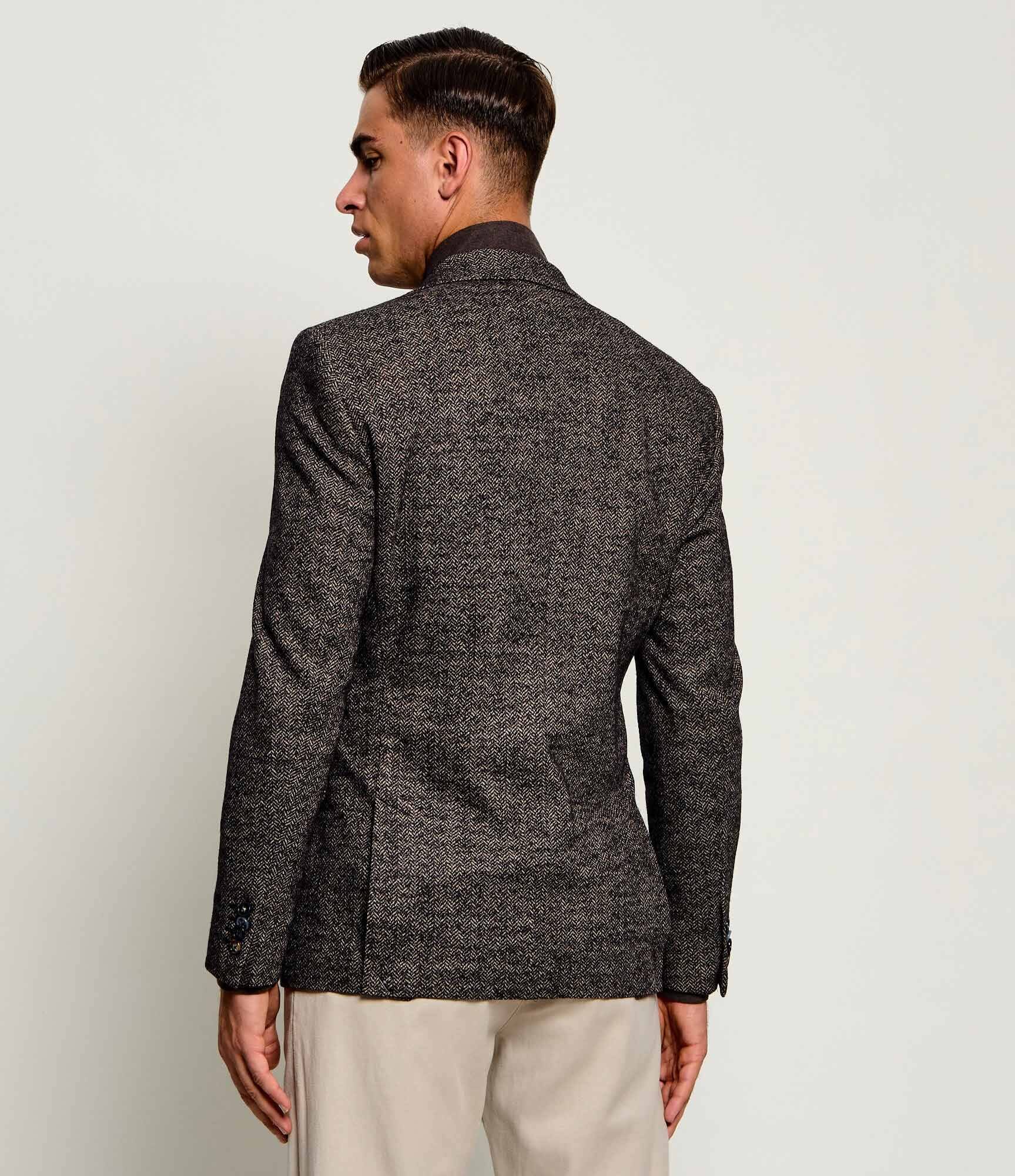 SAND COPENHAGEN Sacou Star Easy | Modern fit cu adaos de lână