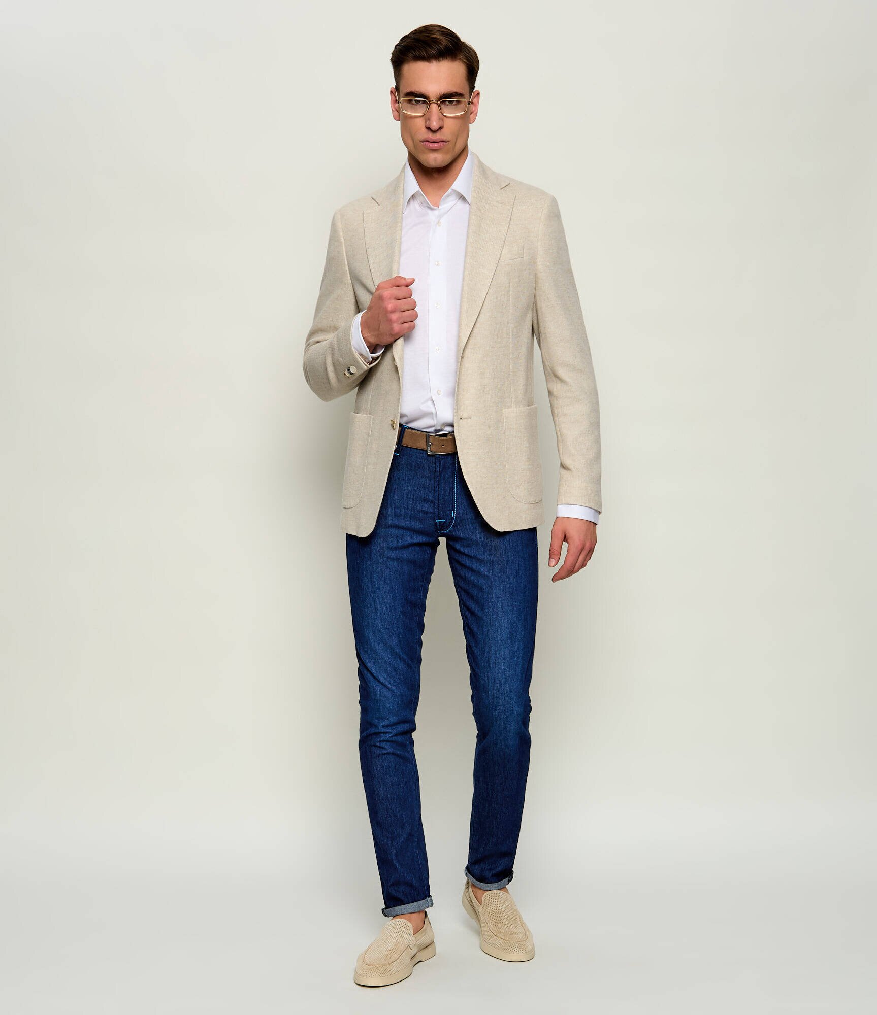 SAND COPENHAGEN Sacou Star Easy PP | regular fit | cu adaos de in