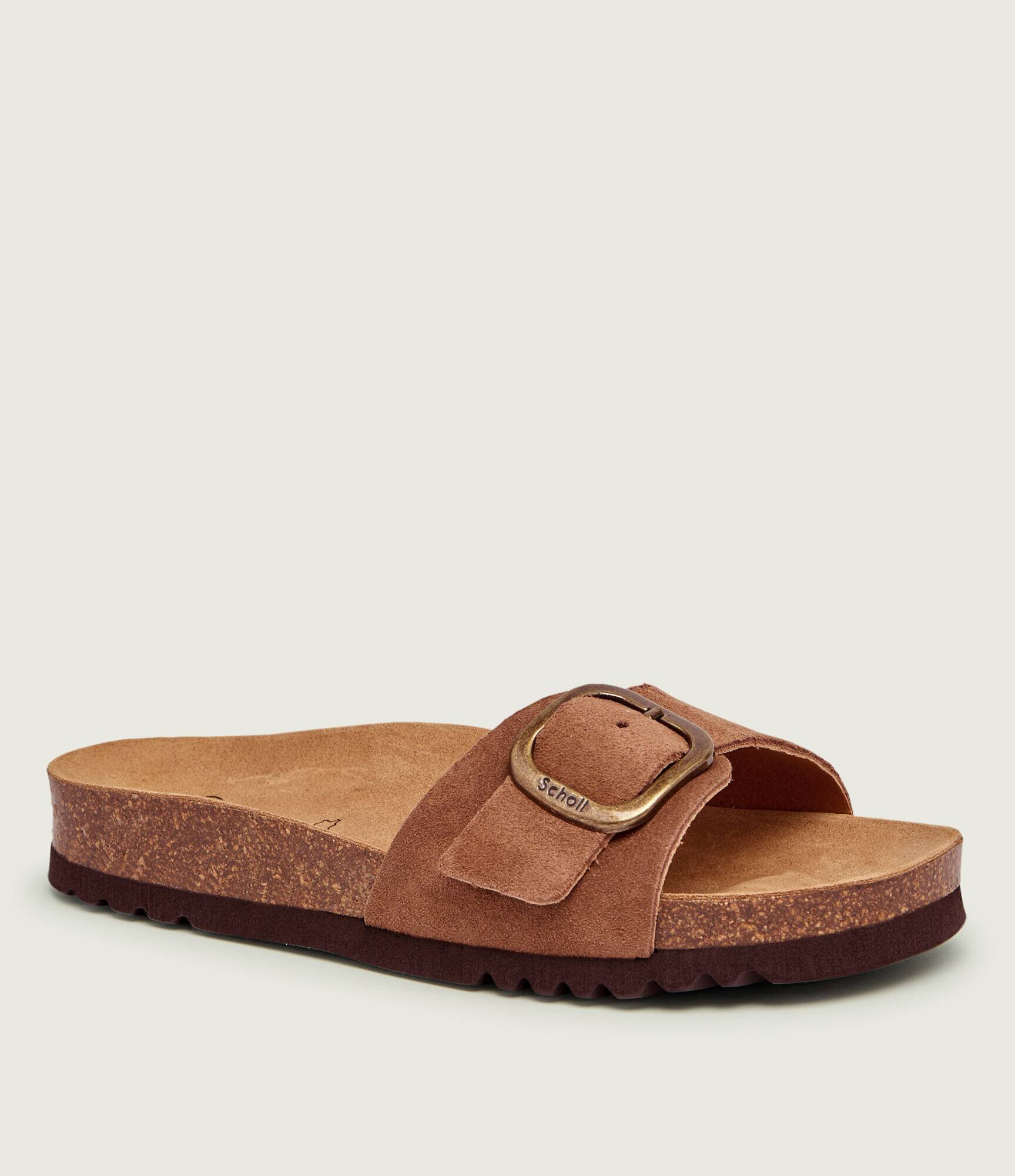 Scholl Șlapi KATHLEEN | piele întoarsă