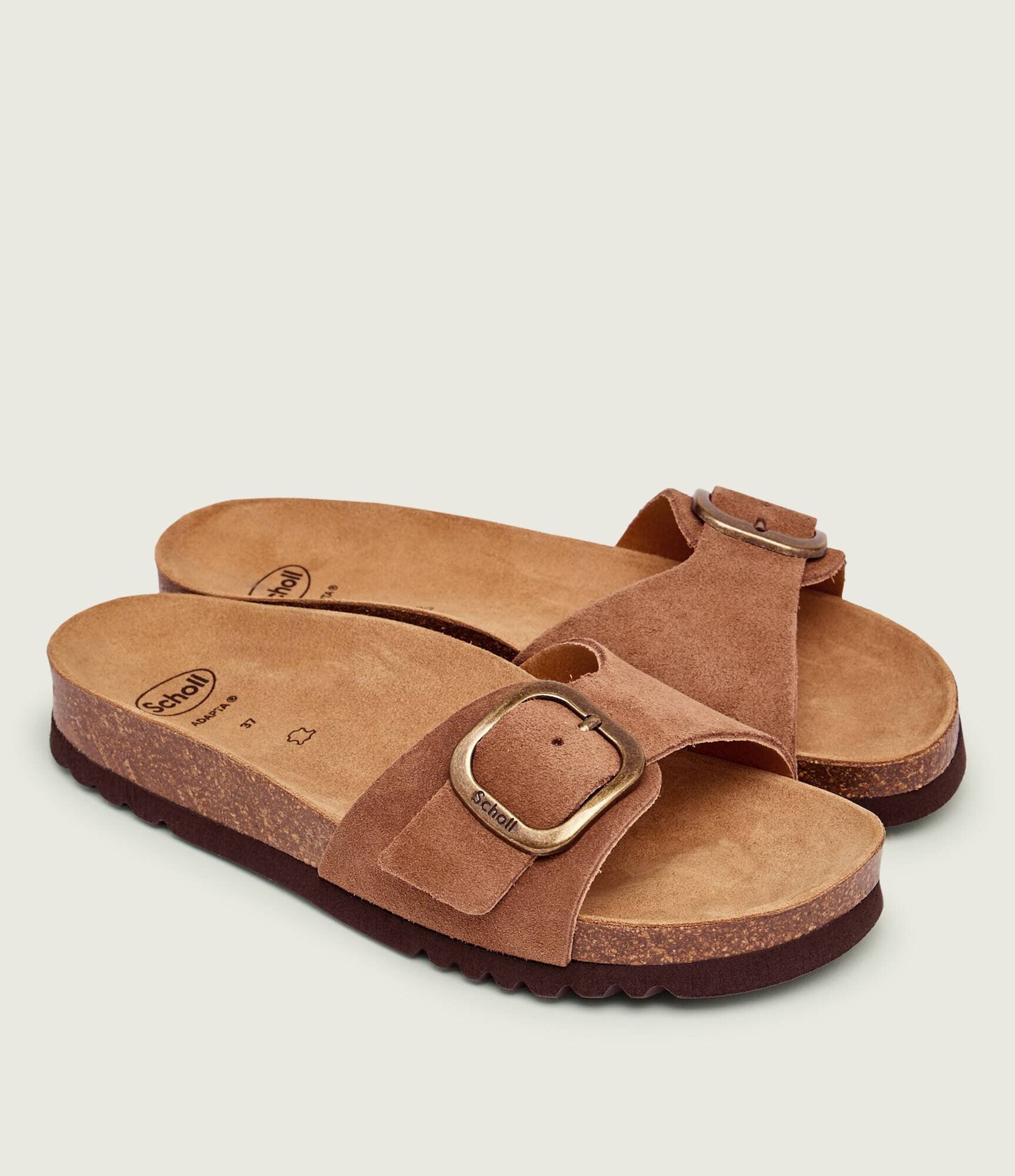 Scholl Șlapi KATHLEEN | piele întoarsă