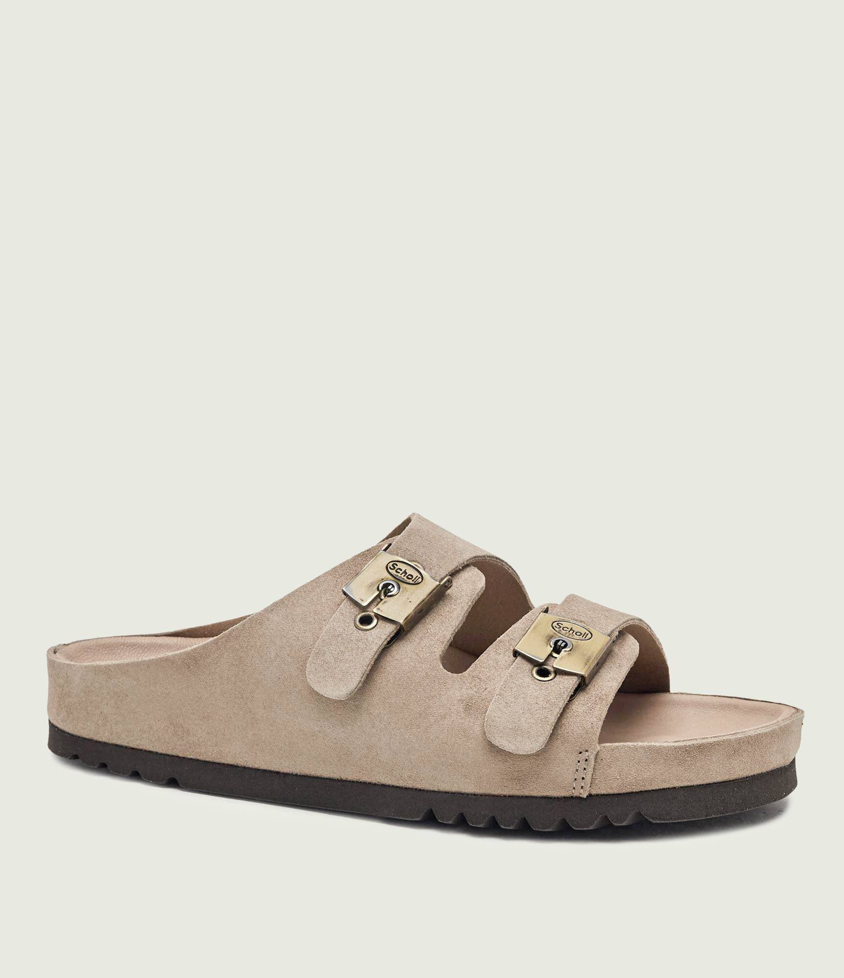 Scholl Șlapi KIM | piele întoarsă
