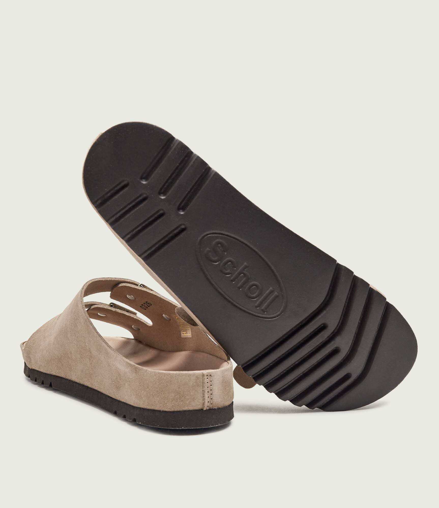 Scholl Șlapi KIM | piele întoarsă