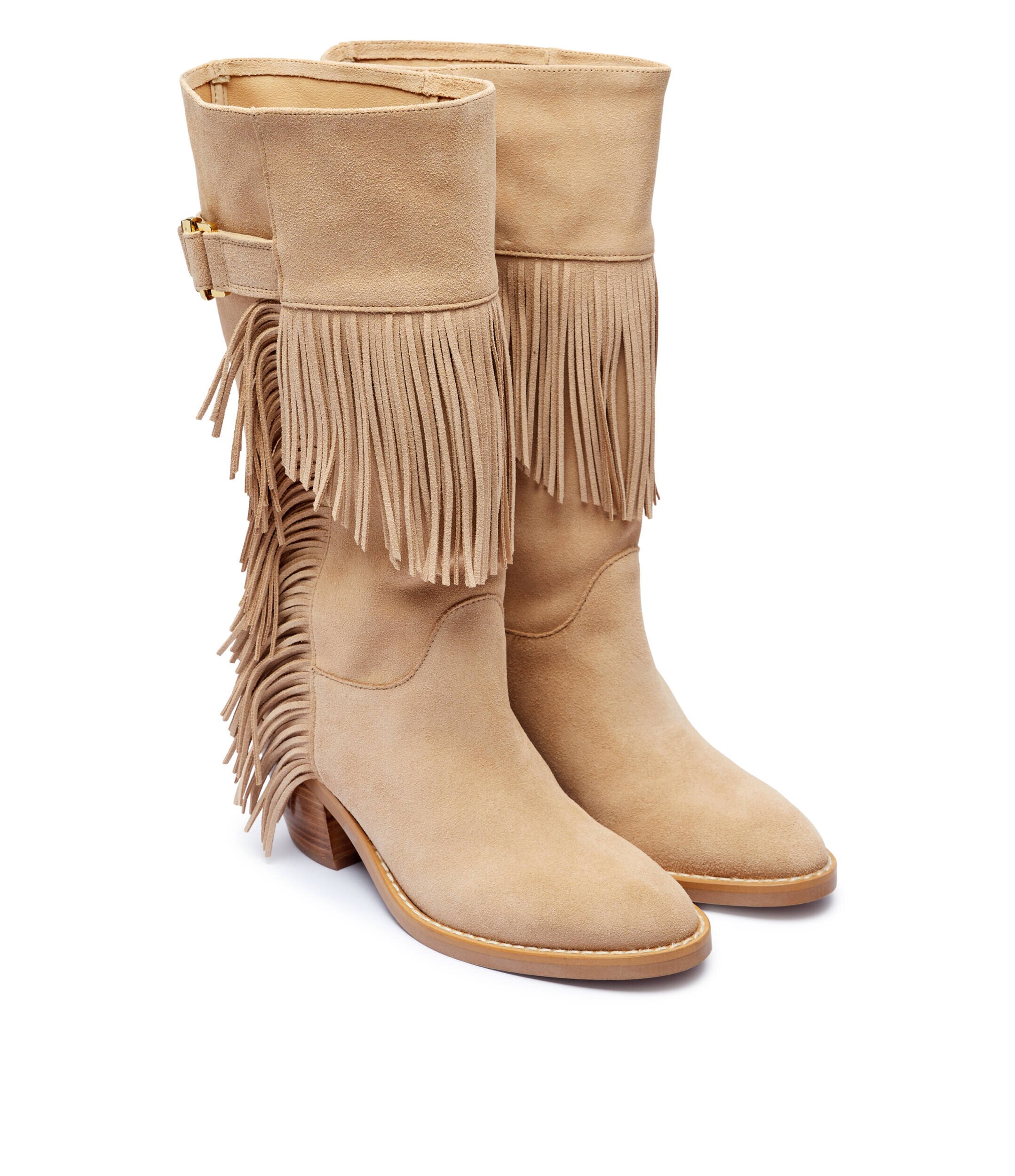 See By Chloé Cizme cowboy | piele întoarsă