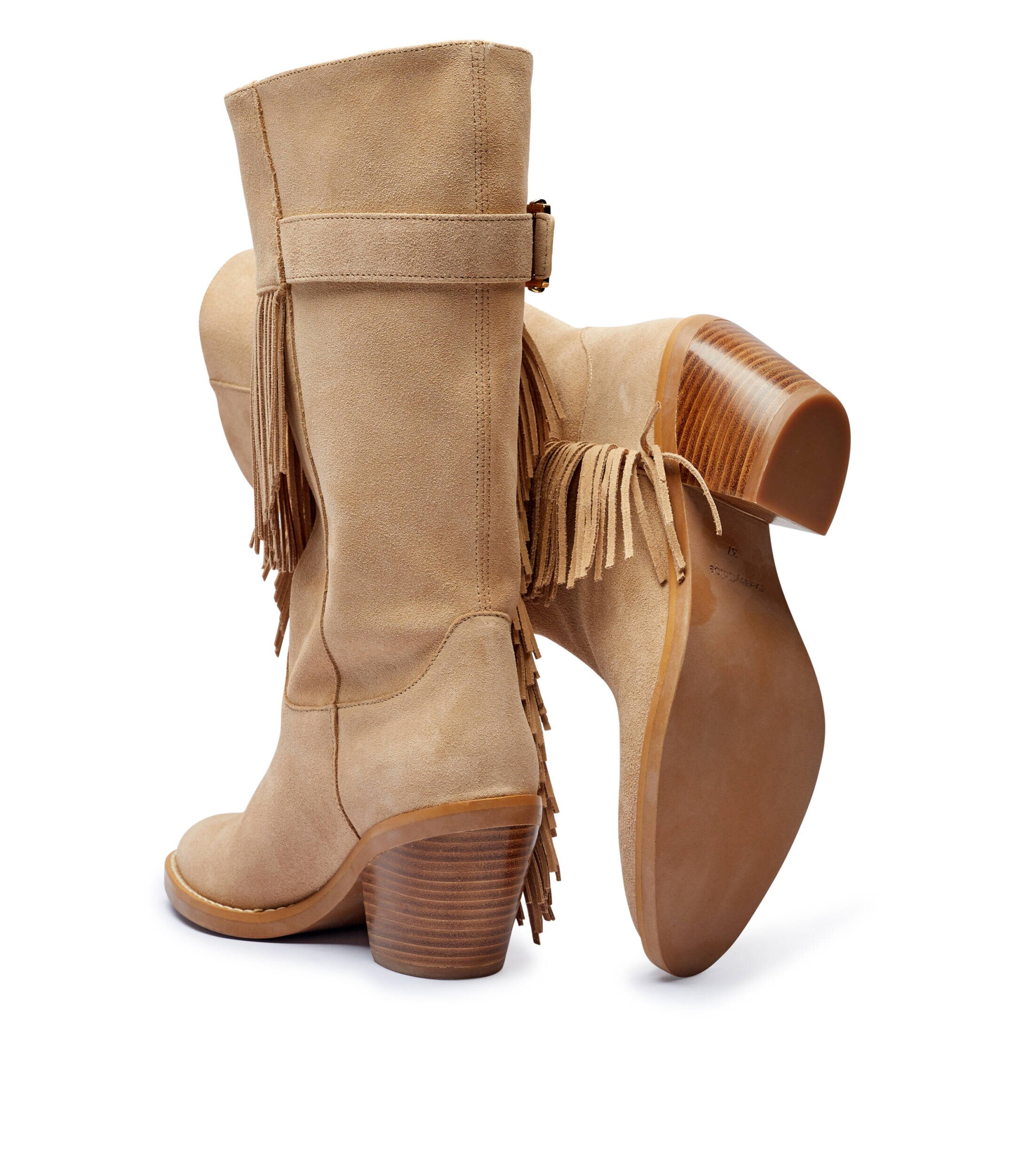 See By Chloé Cizme cowboy | piele întoarsă