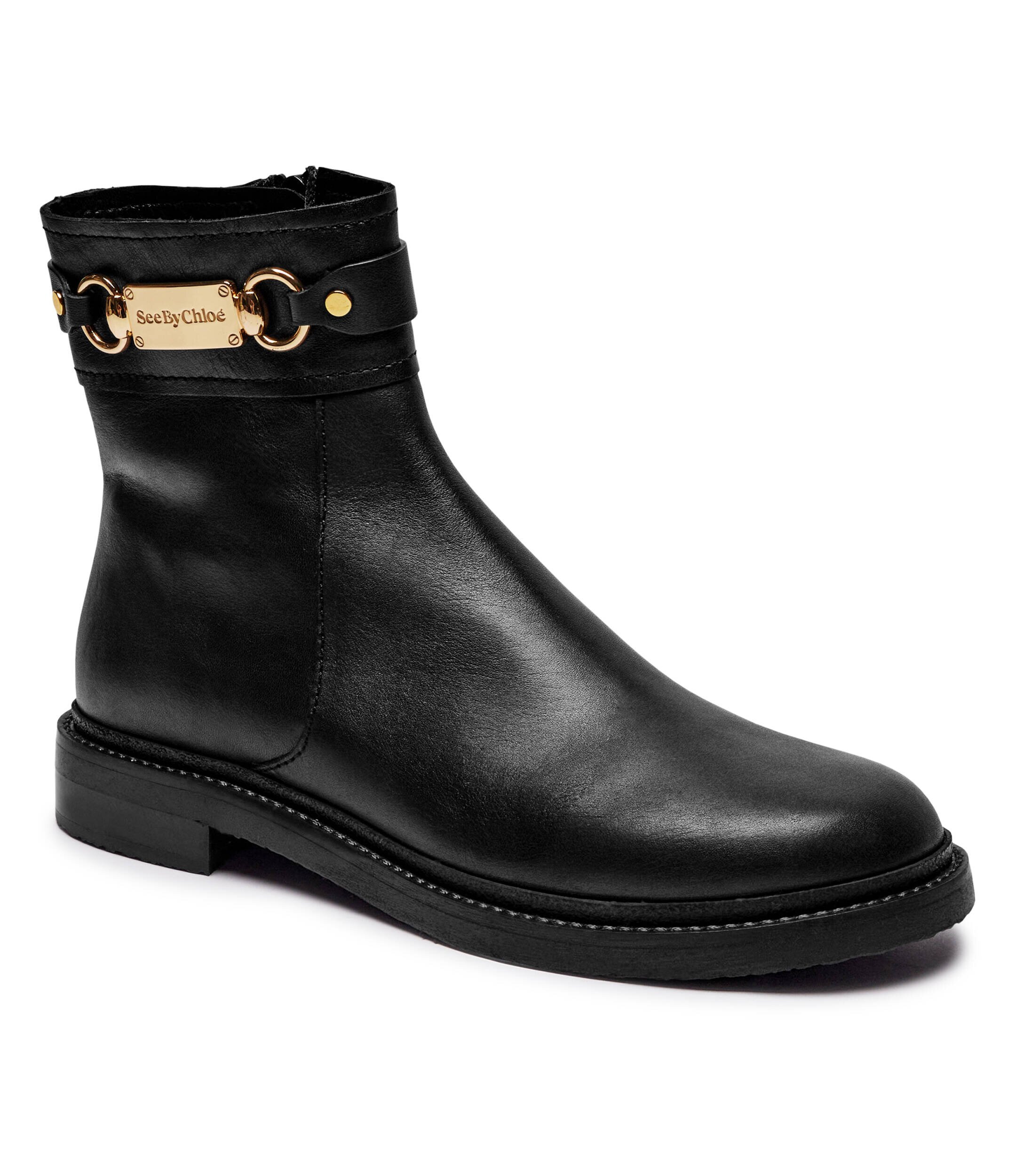 See By Chloé De piele botine