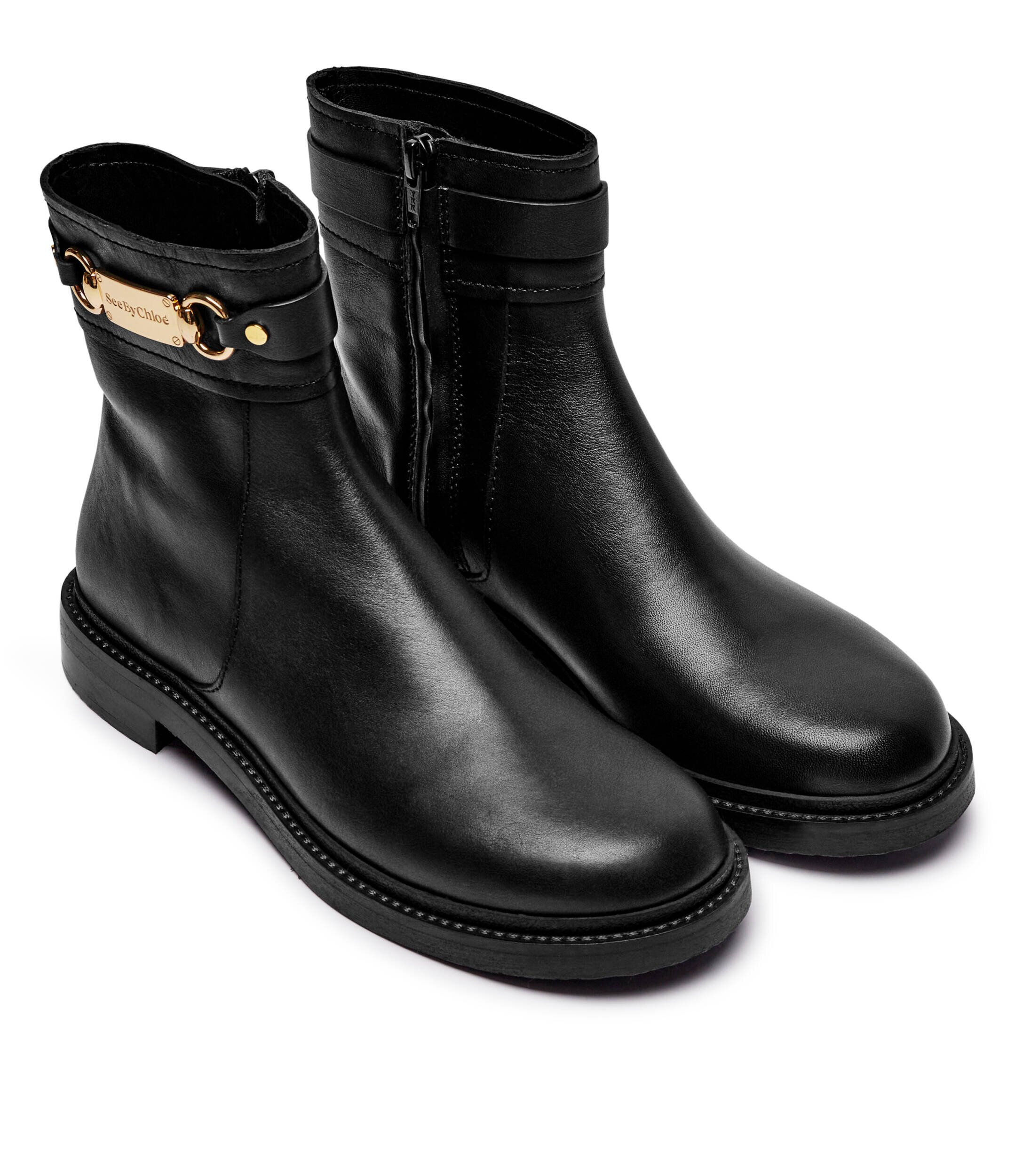 See By Chloé De piele botine