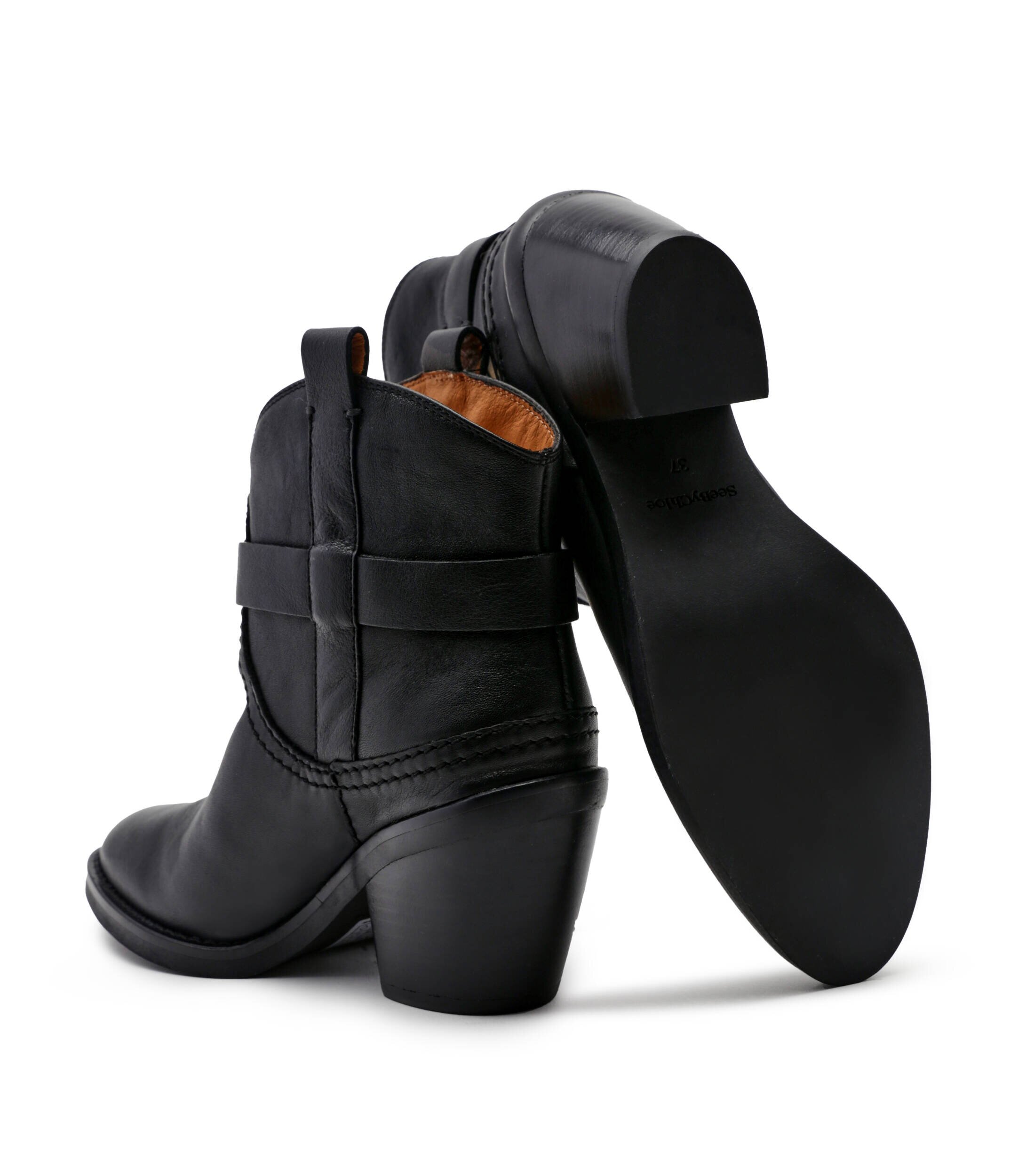 See By Chloé De piele botine