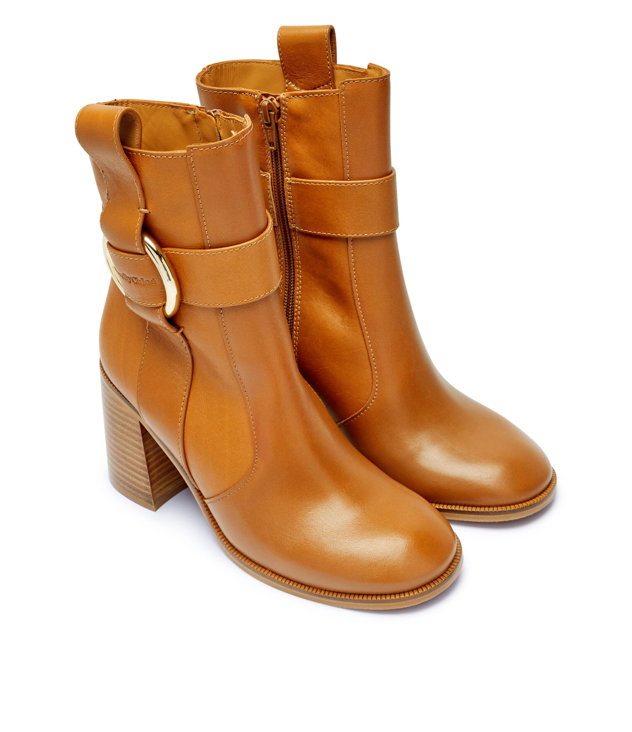 See By Chloé De piele botine cu toc