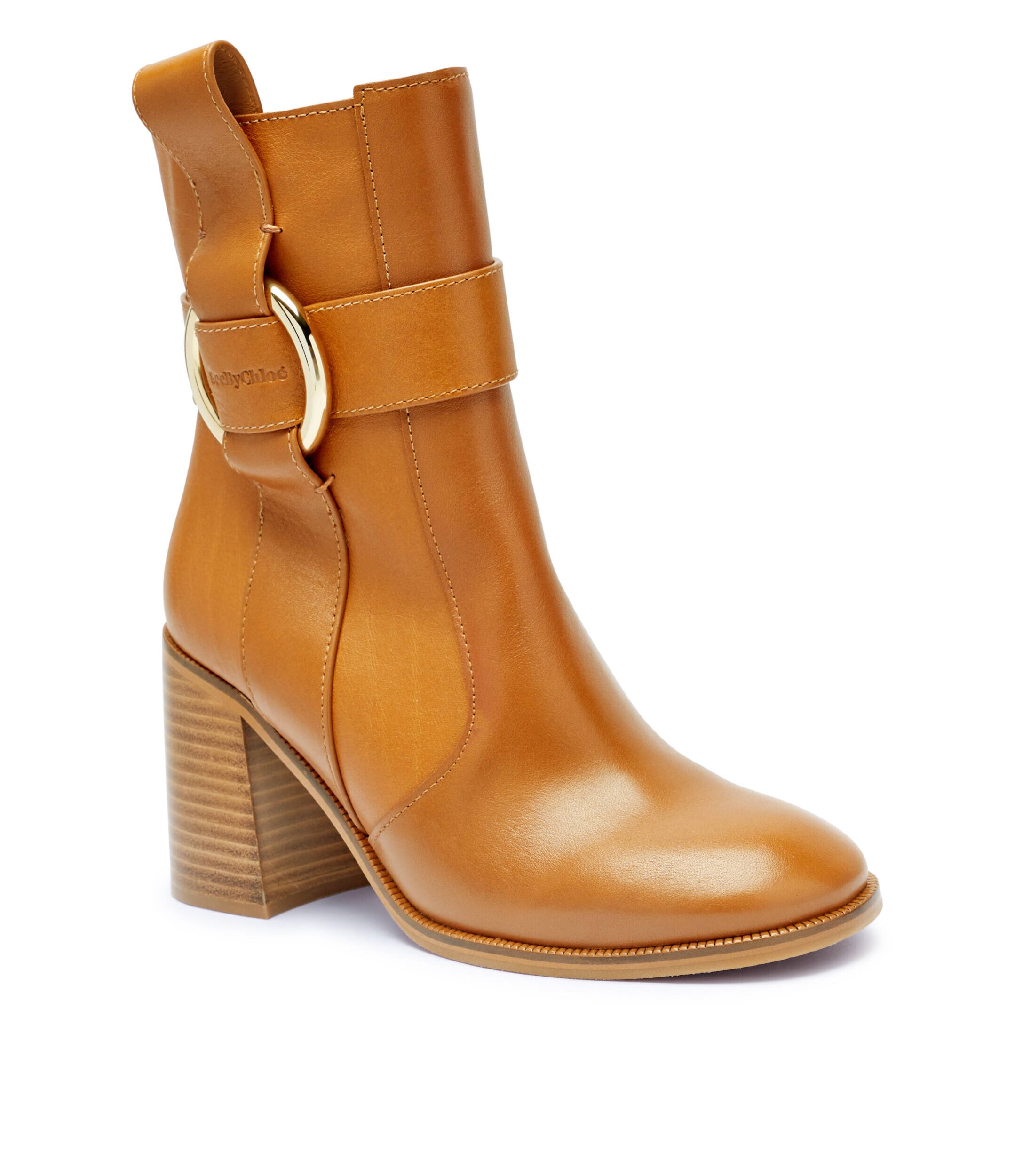 See By Chloé De piele botine cu toc