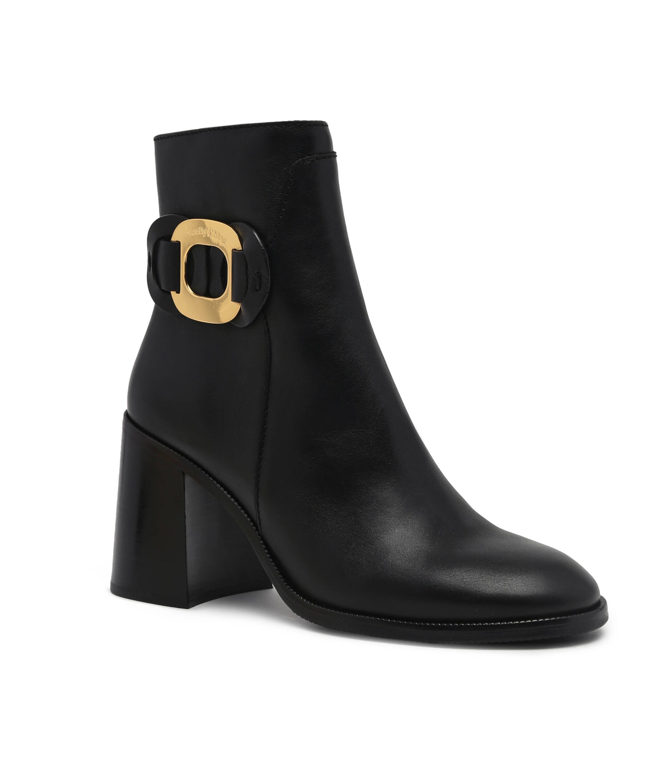 See By Chloé De piele botine cu toc Chany