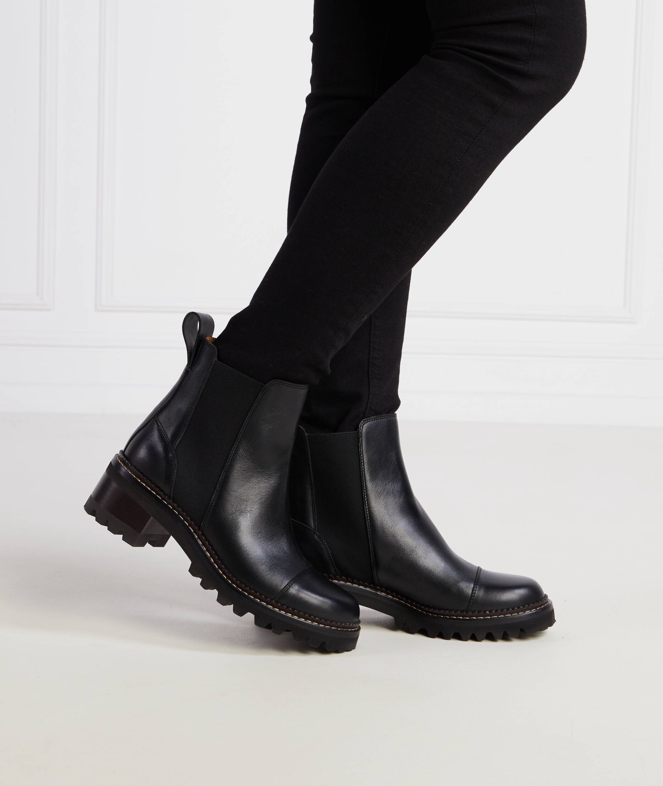 See By Chloé De piele botine Mallory