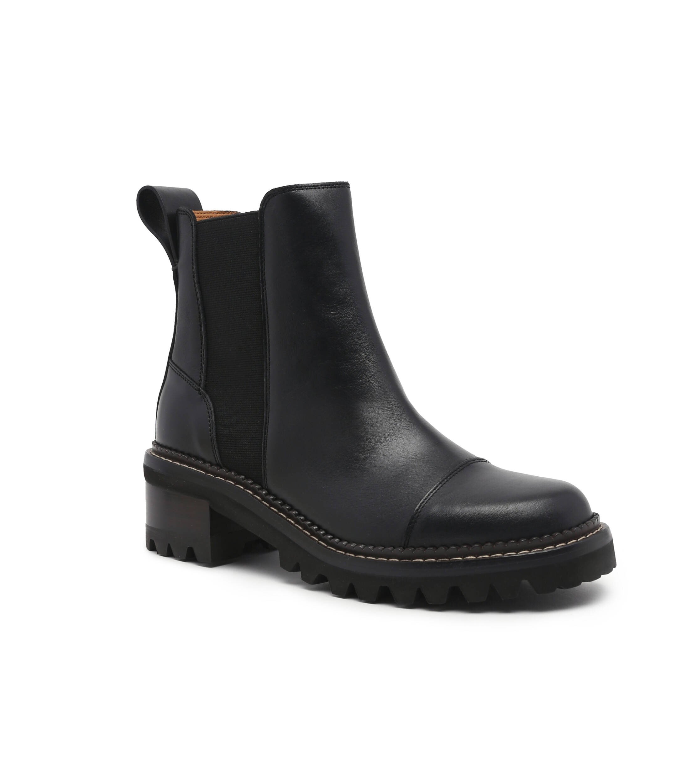 See By Chloé De piele botine Mallory