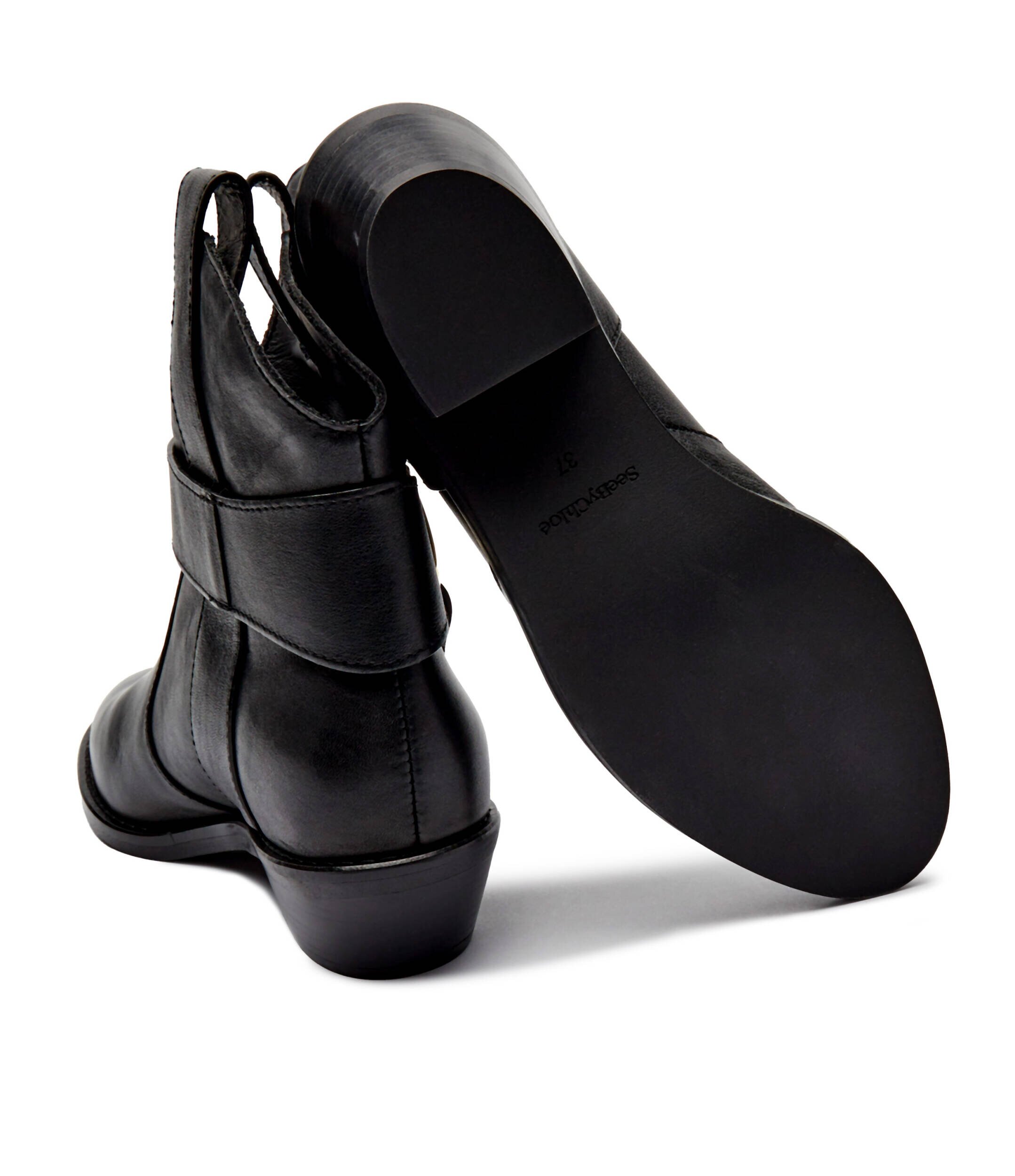 See By Chloé De piele cizme cowboy