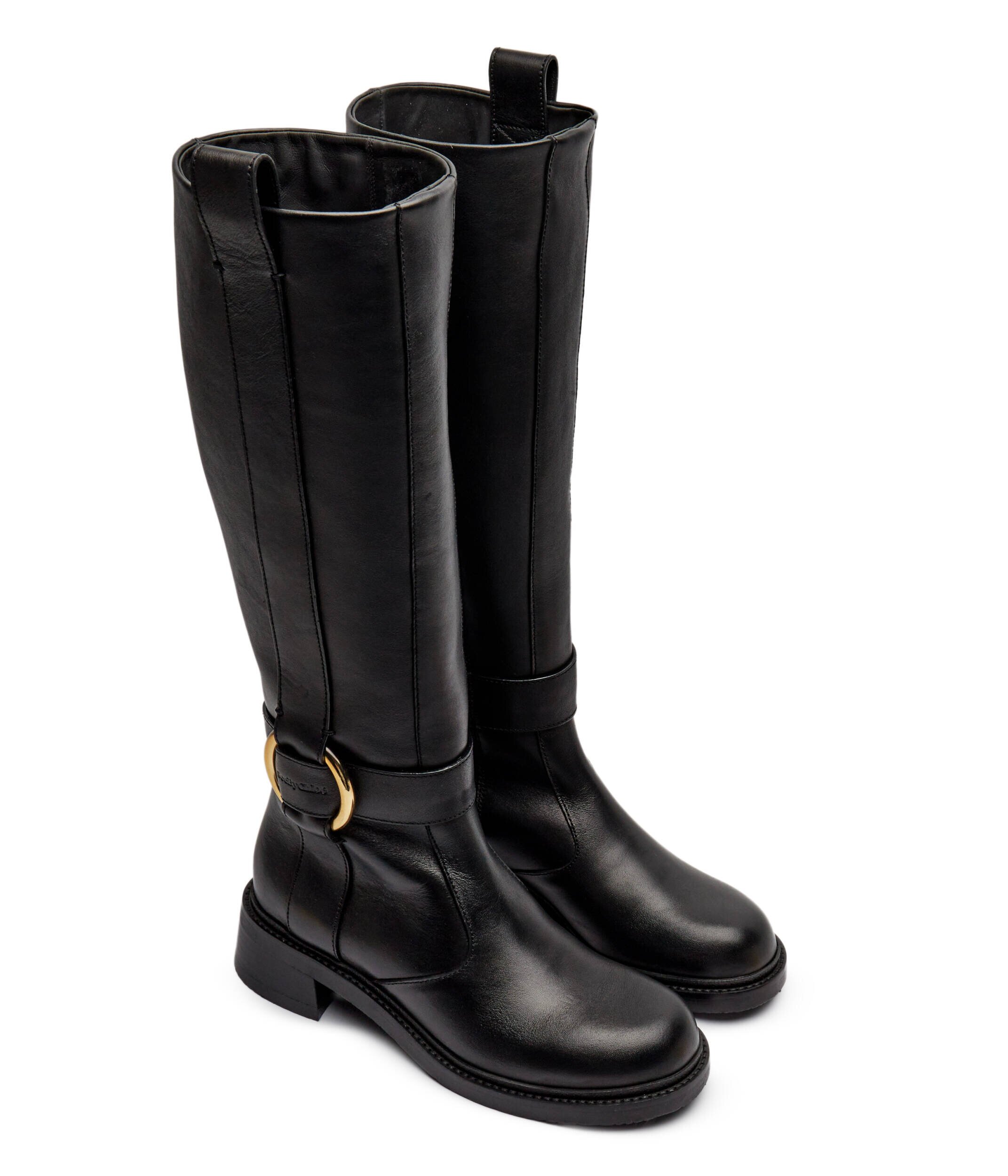 See By Chloé De piele cizme de echitație Tina
