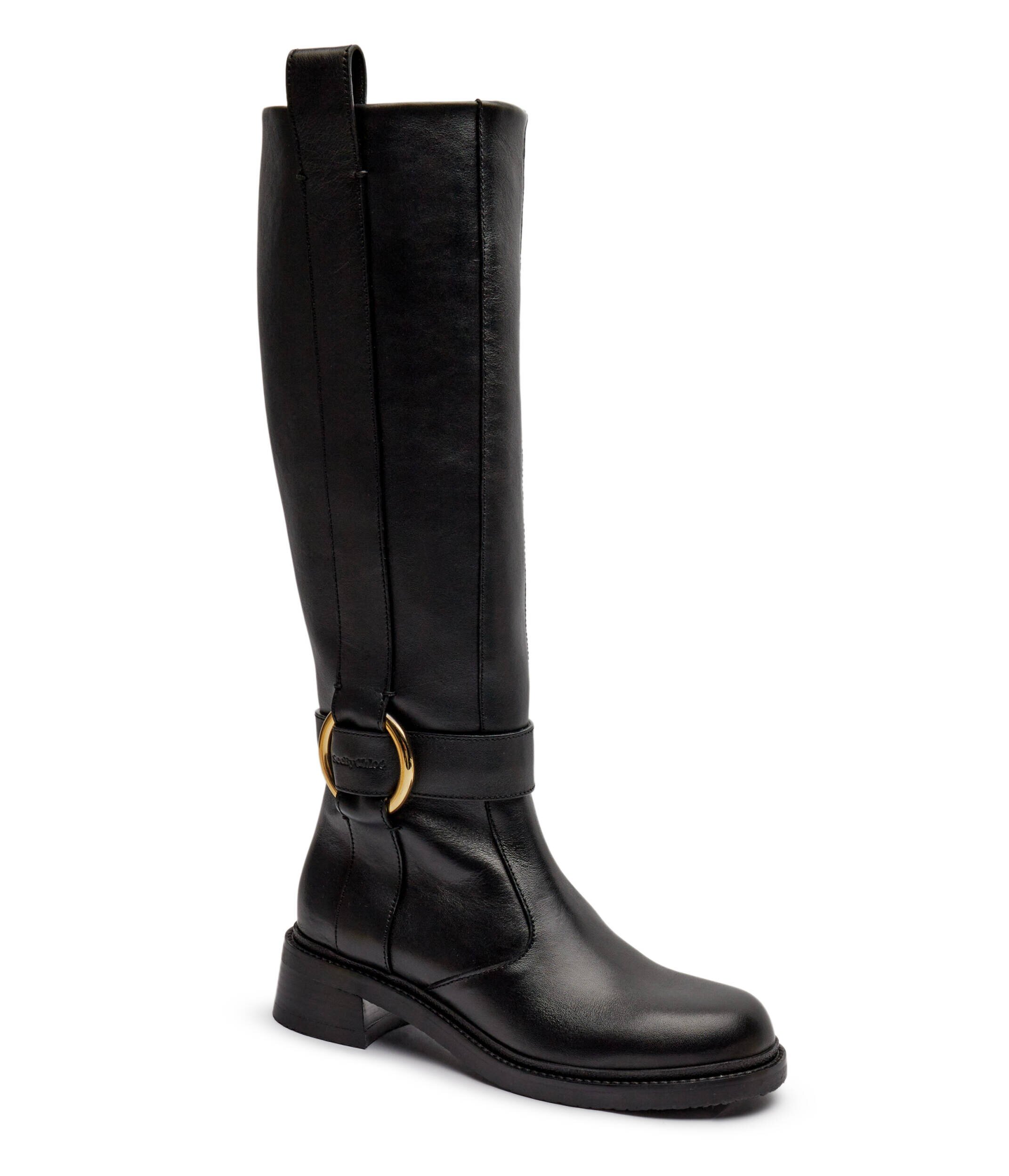 See By Chloé De piele cizme de echitație Tina
