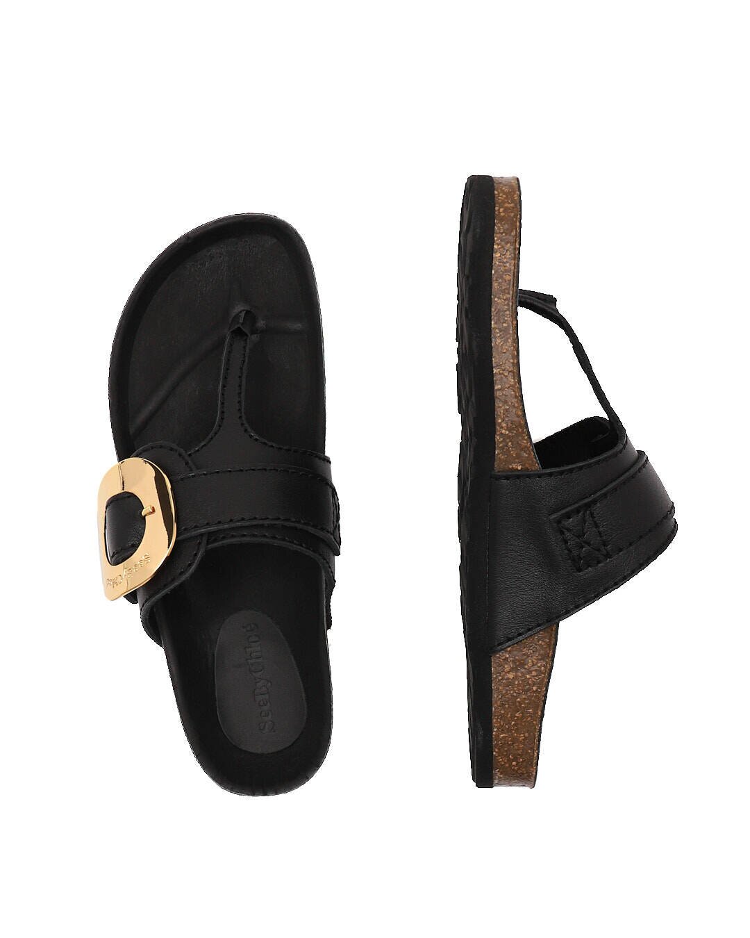 See By Chloé De piele flip flops