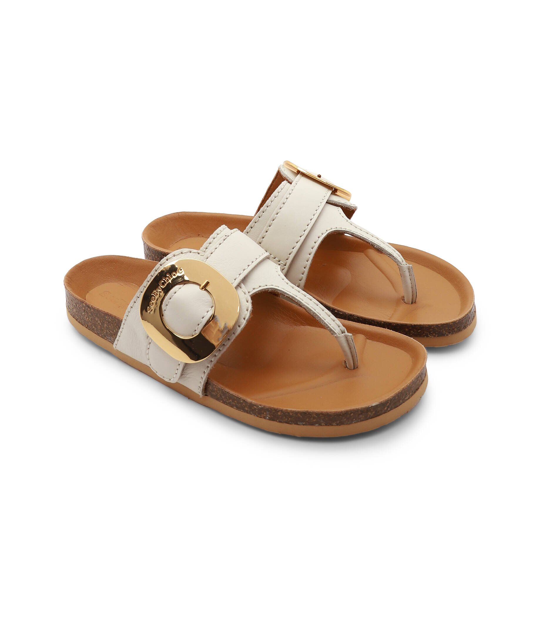 See By Chloé De piele flip flops
