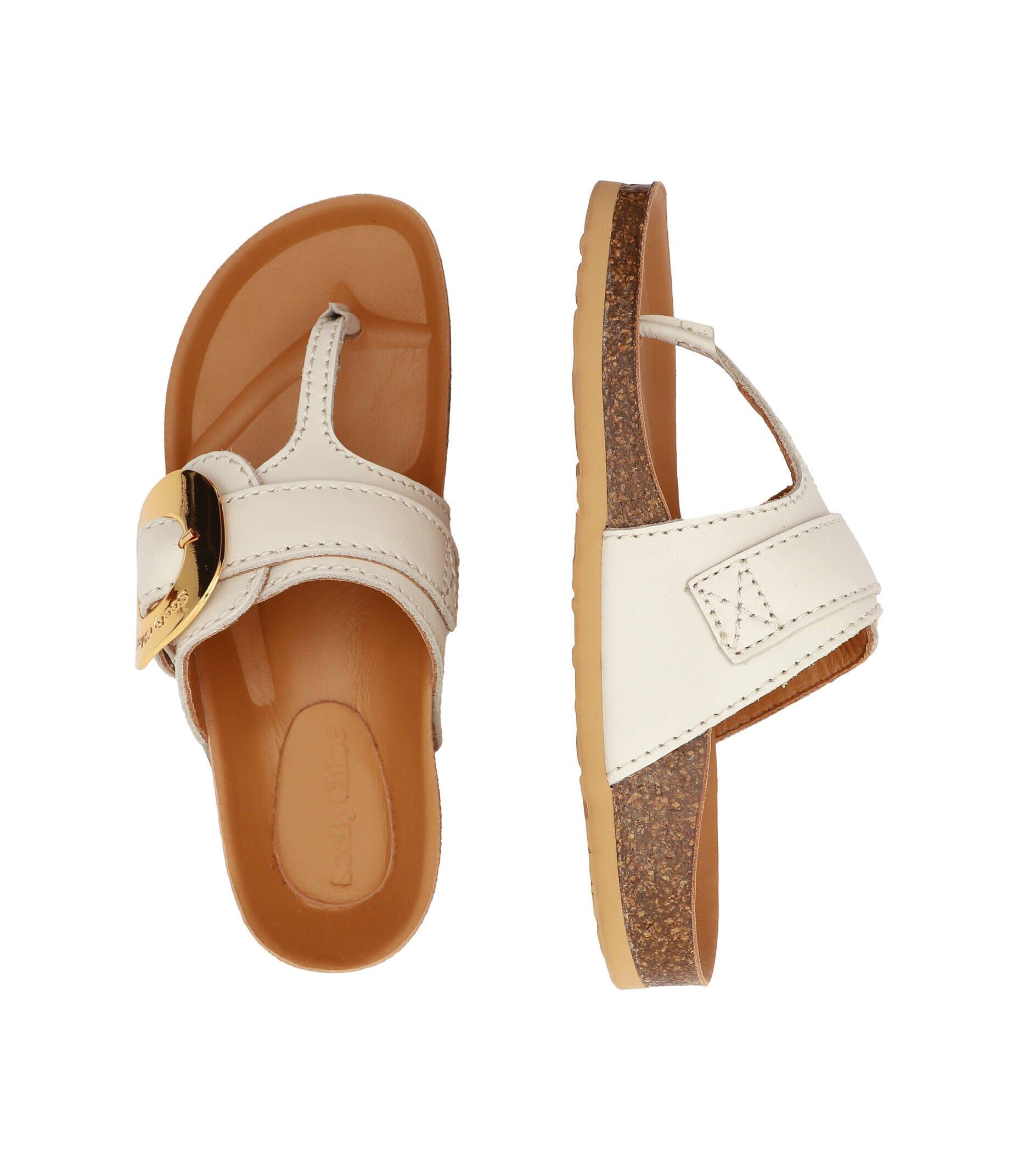See By Chloé De piele flip flops