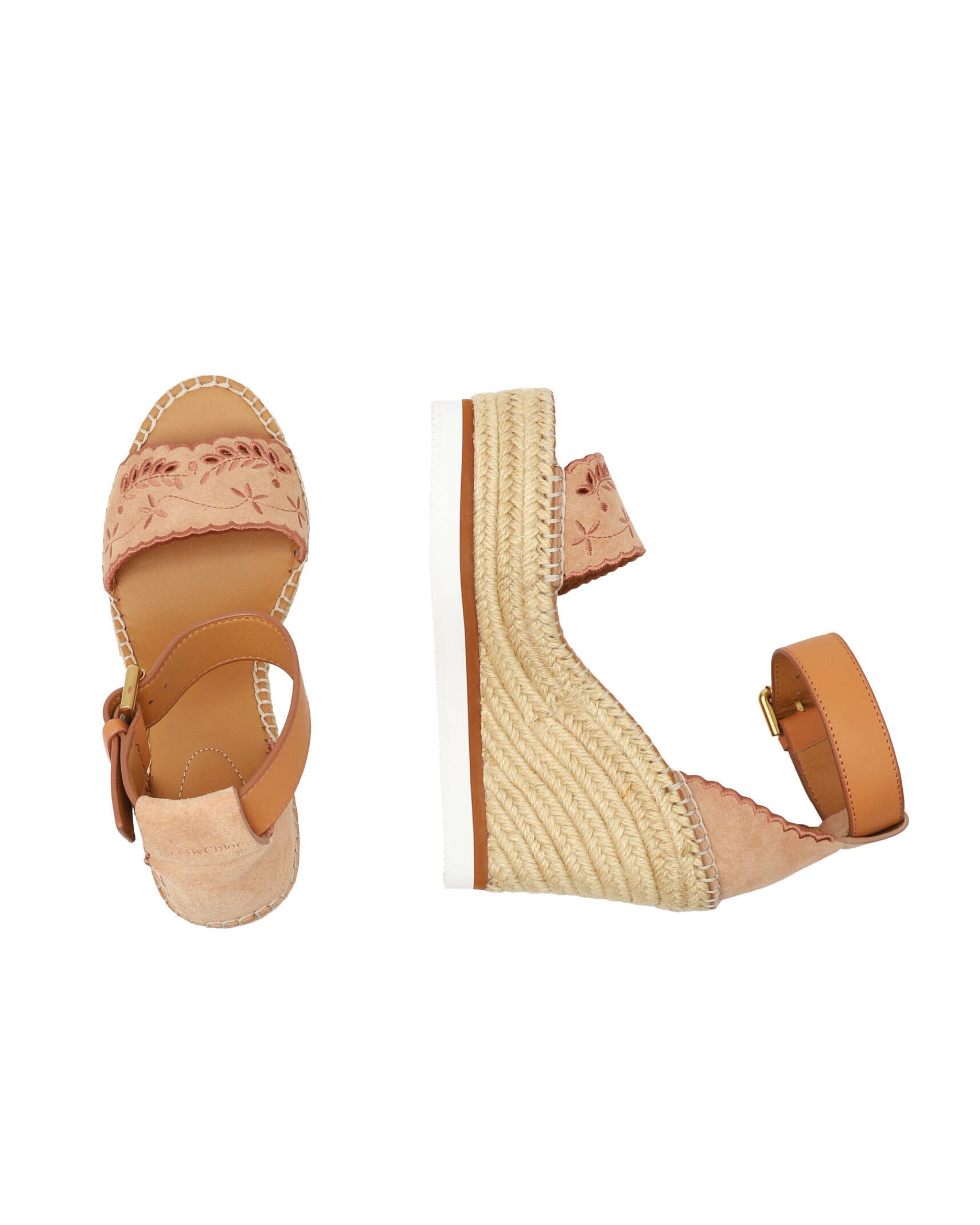 See By Chloé De piele platforme GLYN EMBROIDERY