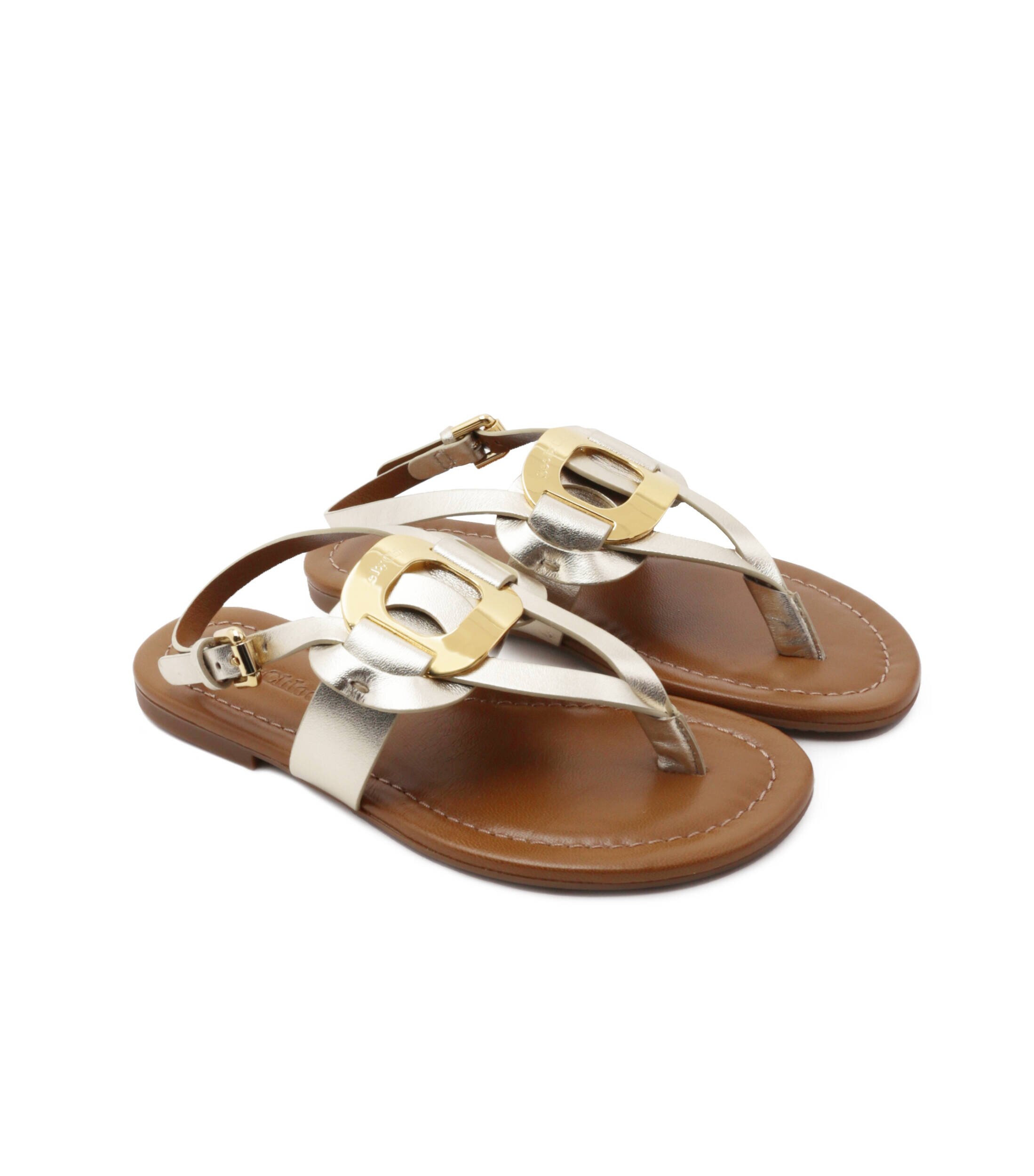 See By Chloé De piele sandale
