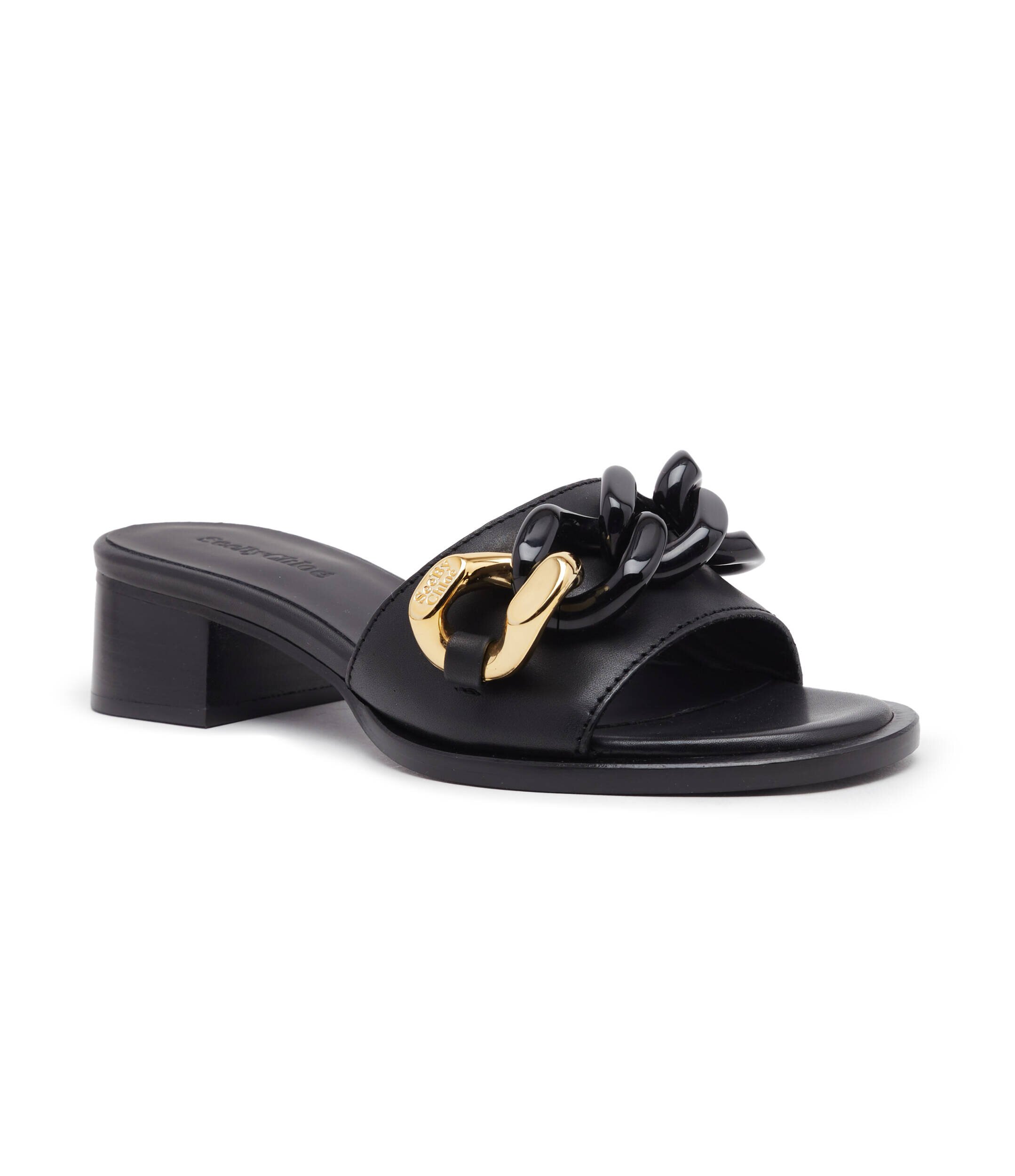 See By Chloé De piele șlapi MONYCA
