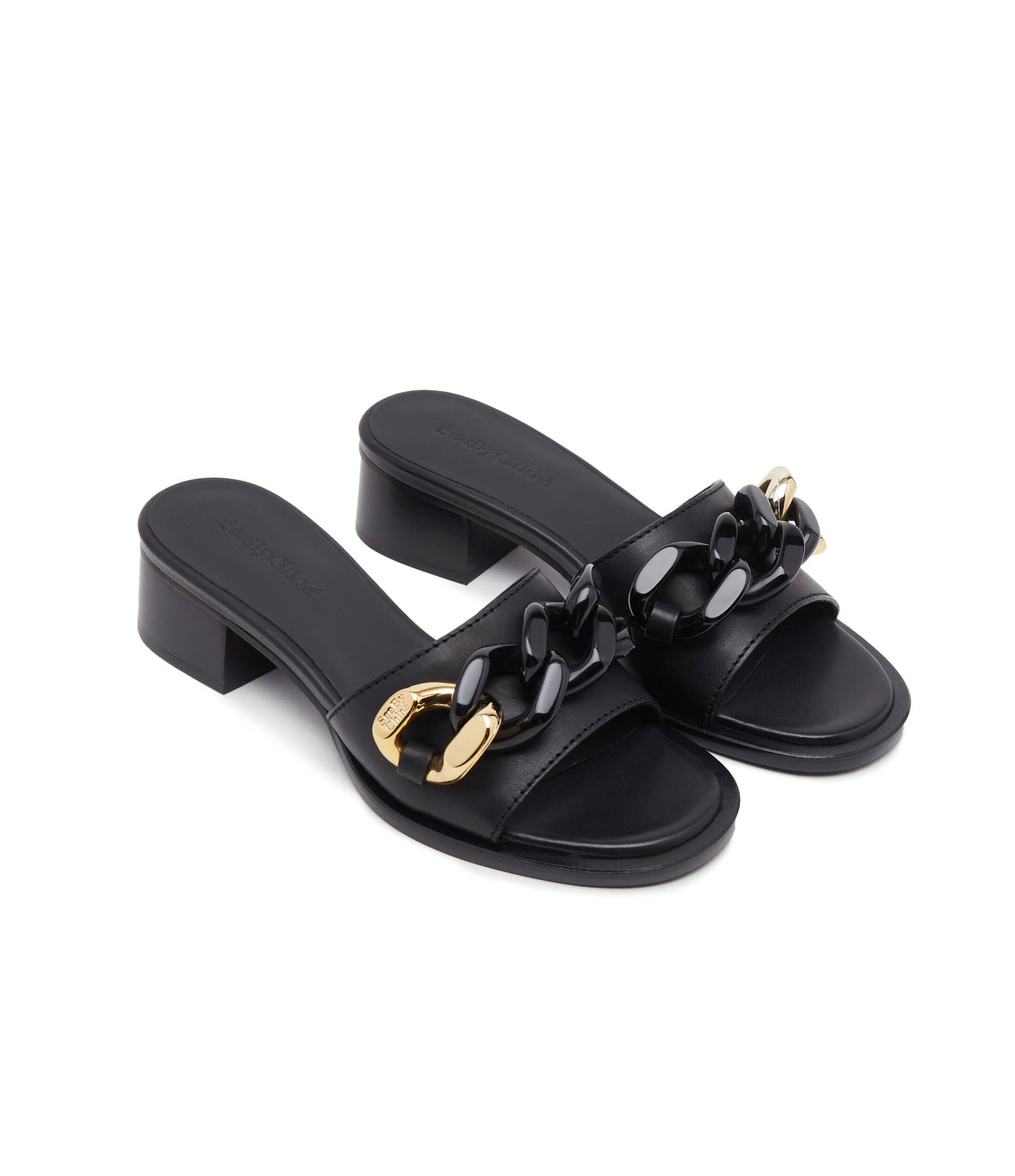 See By Chloé De piele șlapi MONYCA