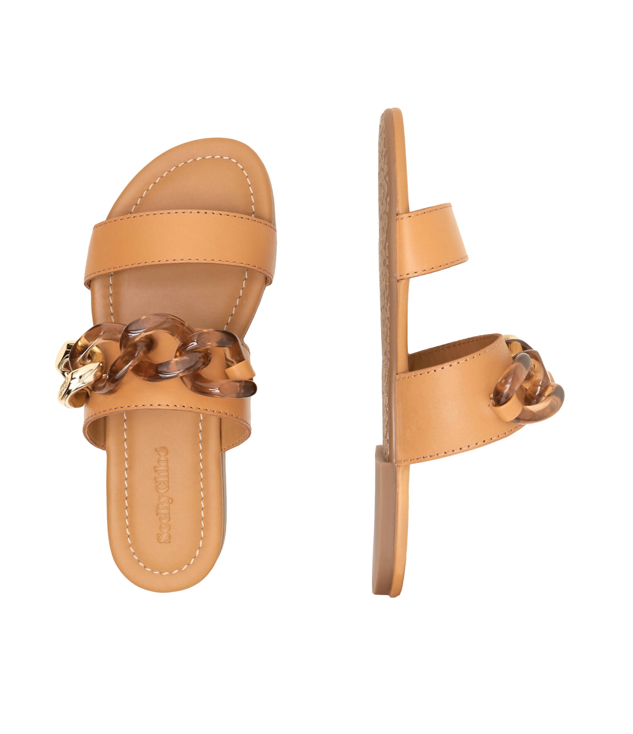 See By Chloé De piele șlapi Monyca