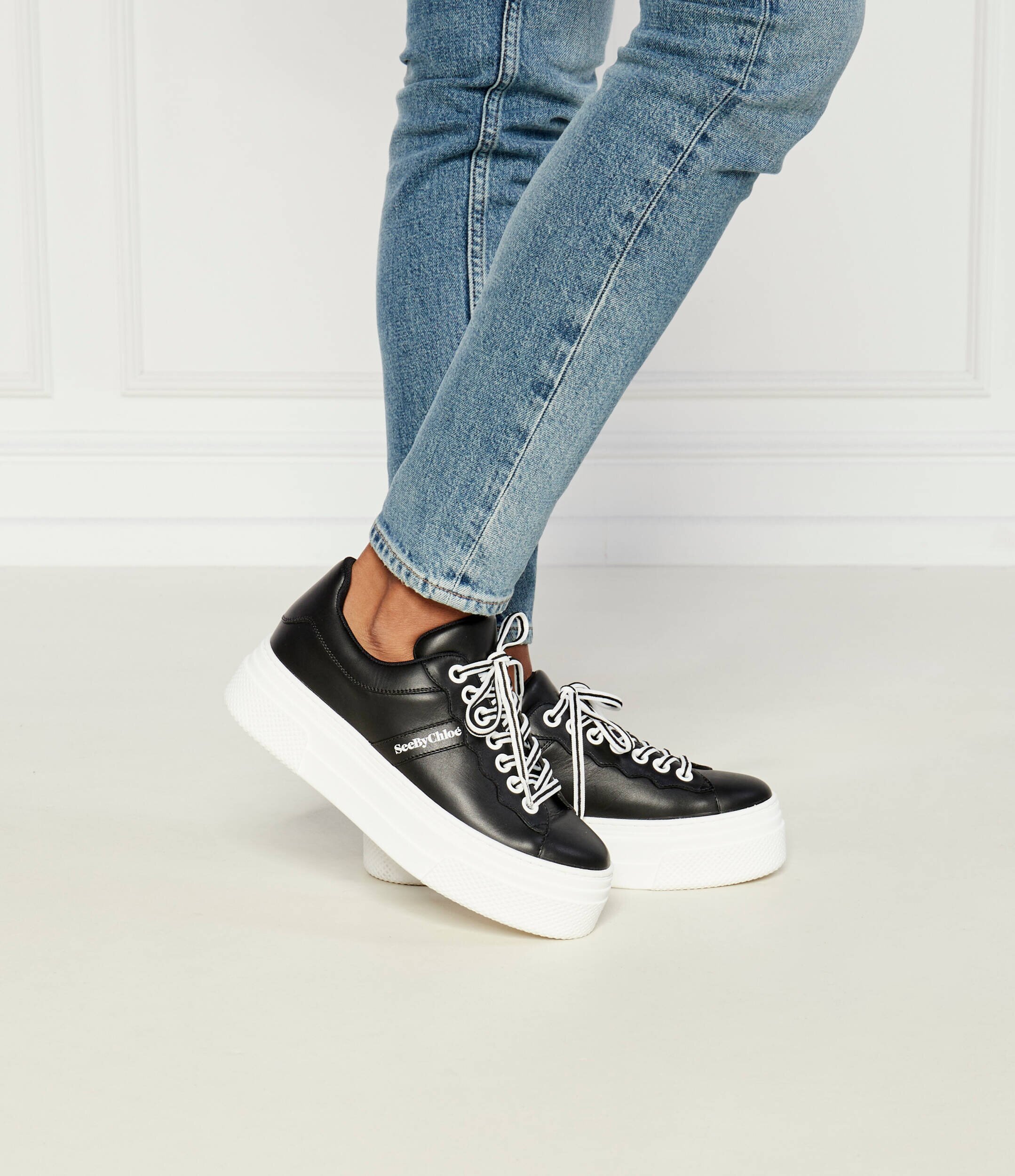 See By Chloé De piele sneakers