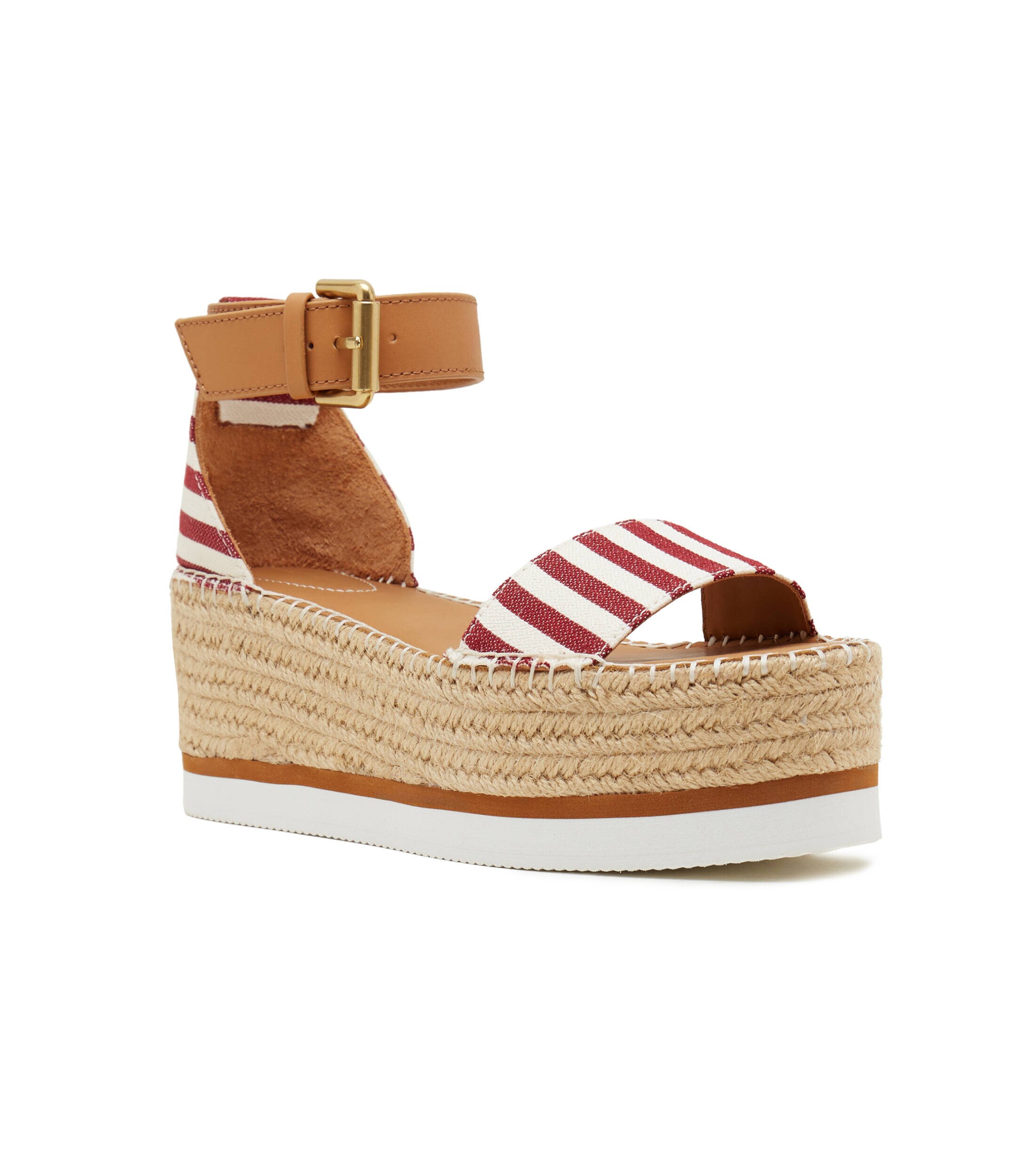 See By Chloé Platforme Glyn cu adaos de piele
