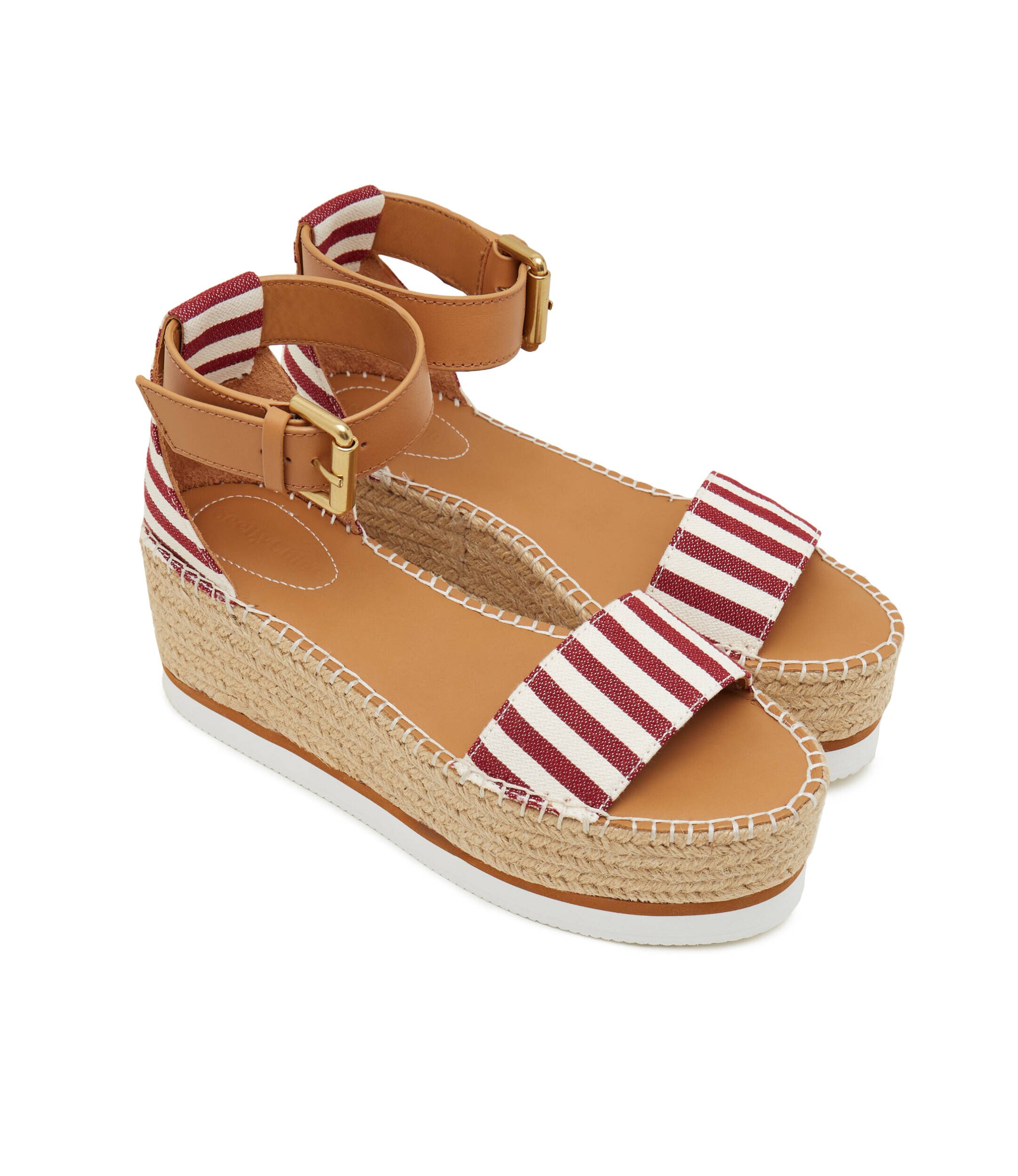 See By Chloé Platforme Glyn cu adaos de piele