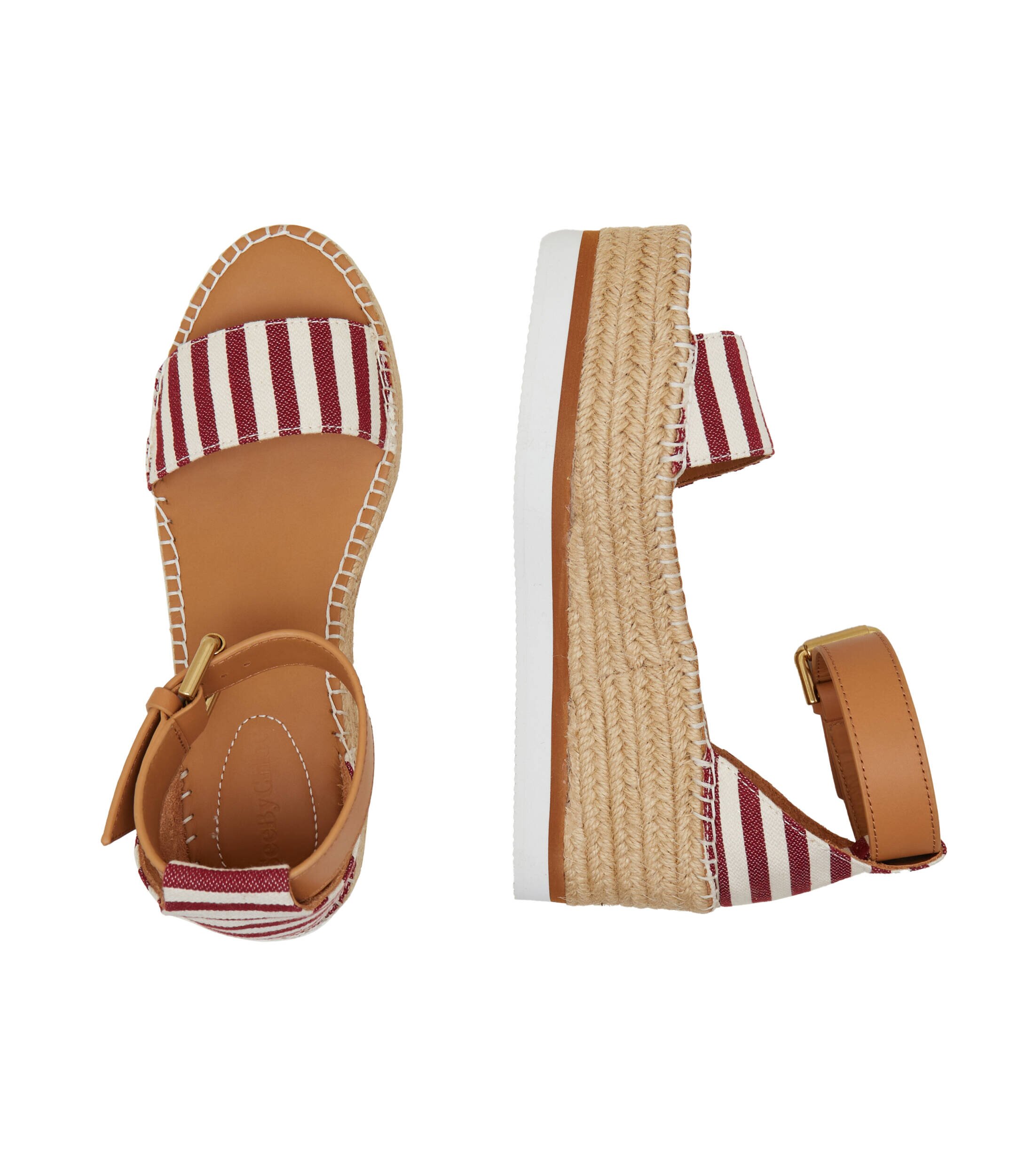 See By Chloé Platforme Glyn cu adaos de piele