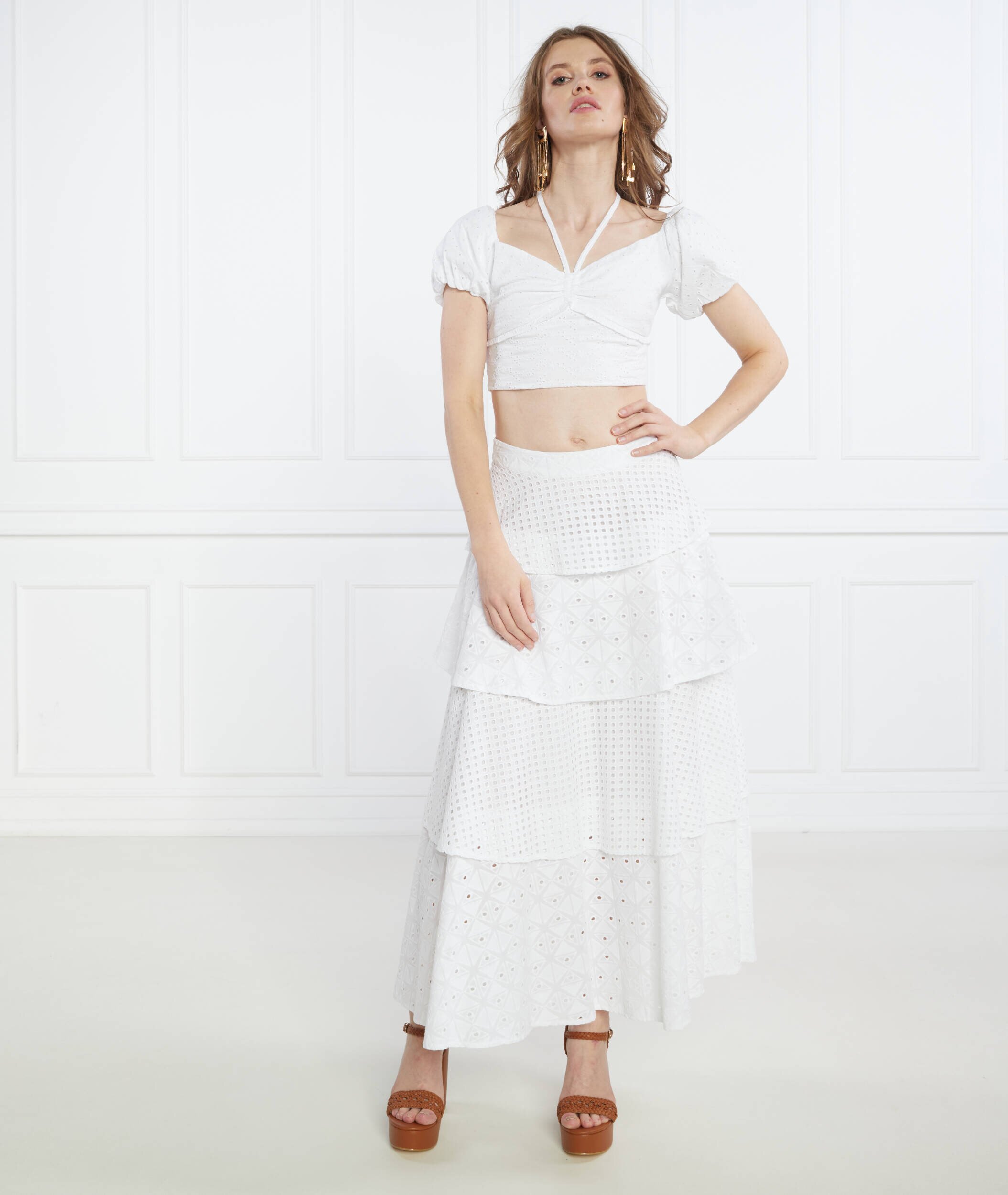 Silvian Heach Fustă LONG SKIRT ZAKOL