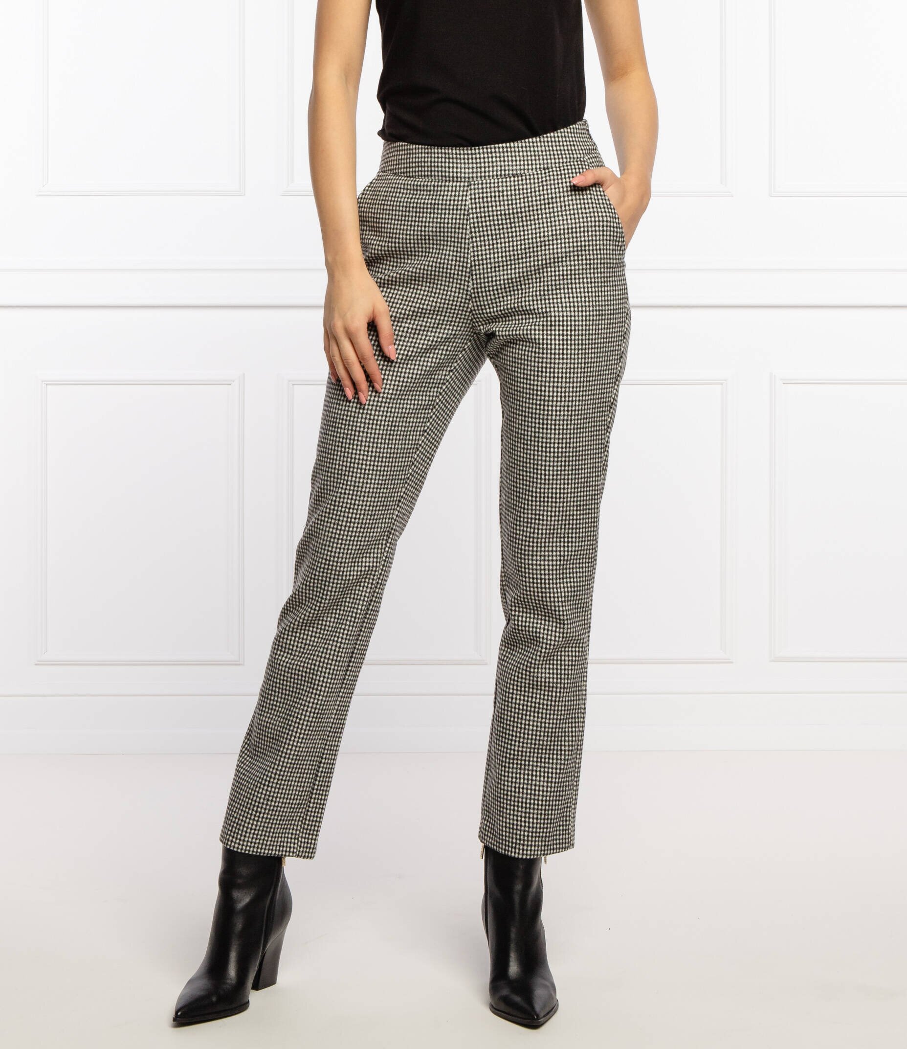 Silvian Heach Pantaloni Diska | regular fit cu adaos de lână
