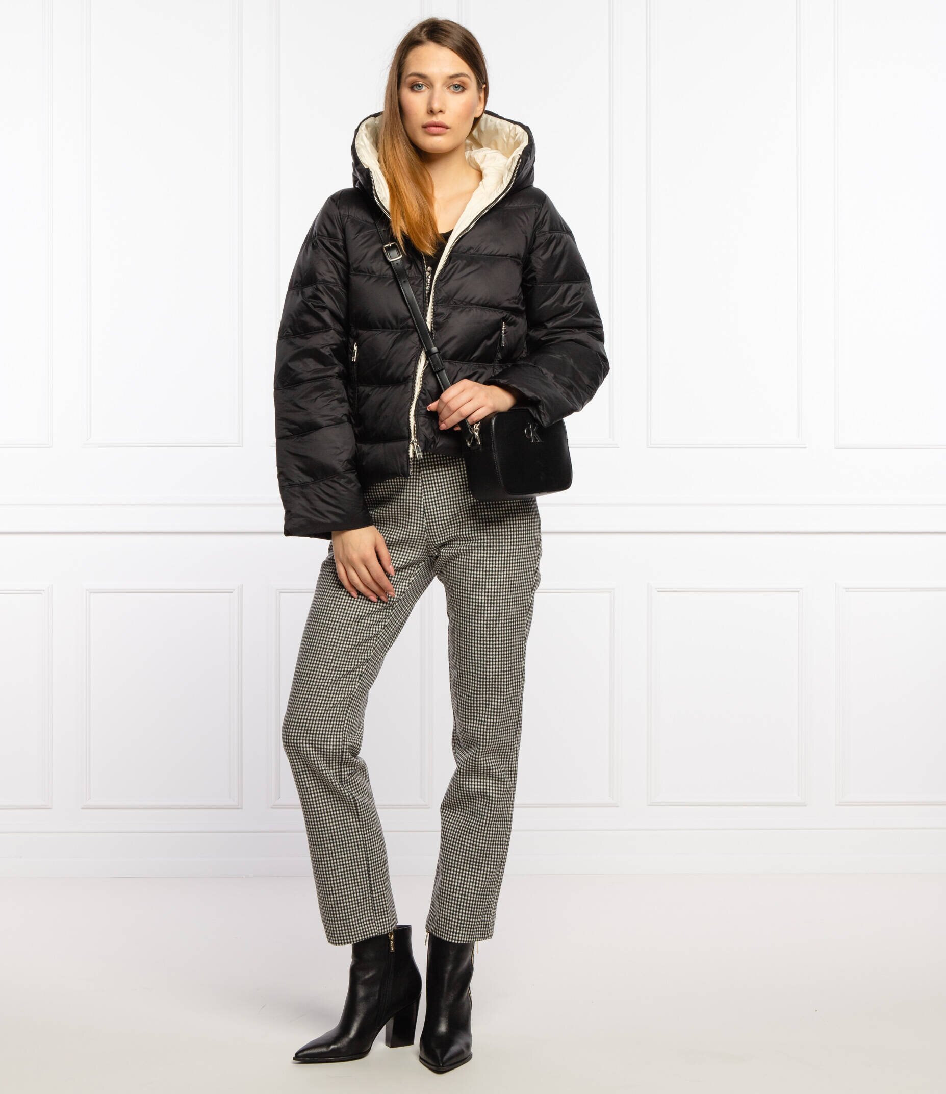 Silvian Heach Pantaloni Diska | regular fit cu adaos de lână
