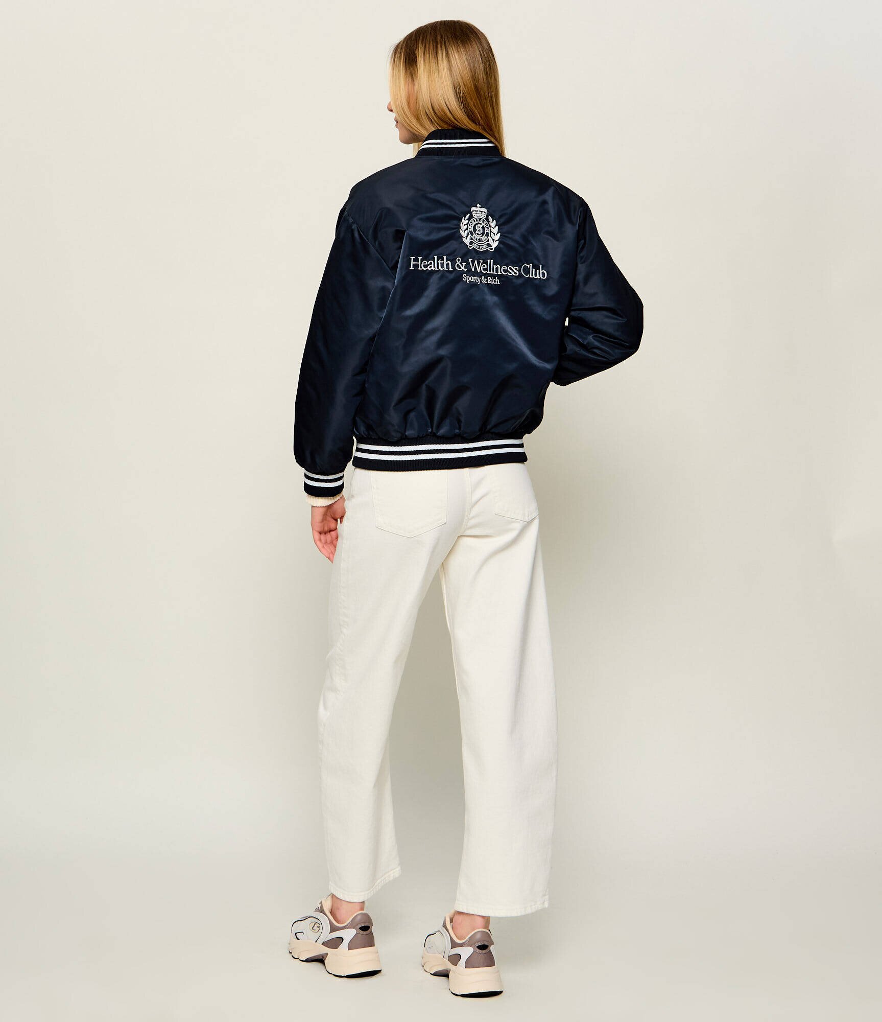 Sporty&Rich Geacă bomber H&W | Oversize fit