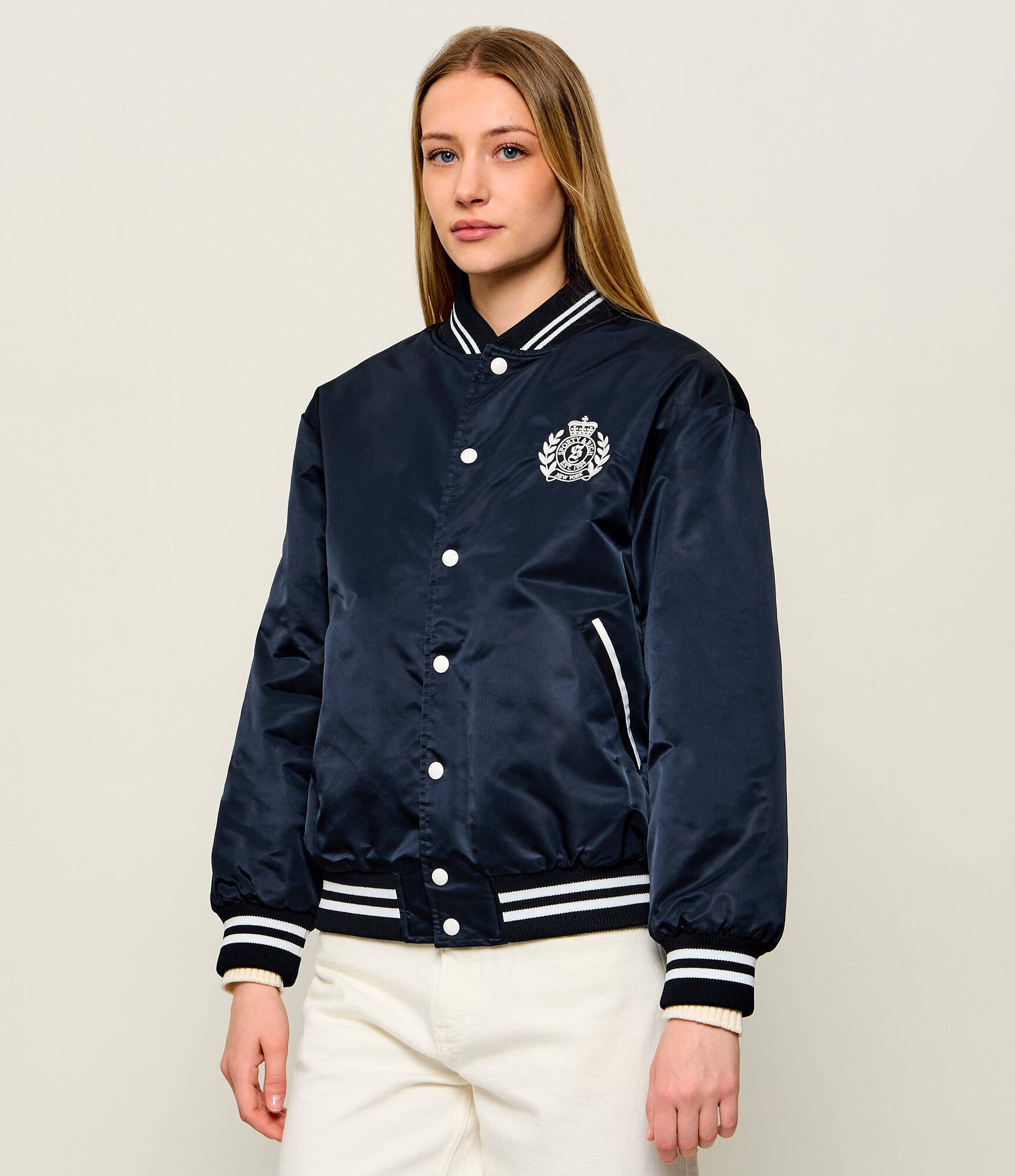 Sporty&Rich Geacă bomber H&W | Oversize fit