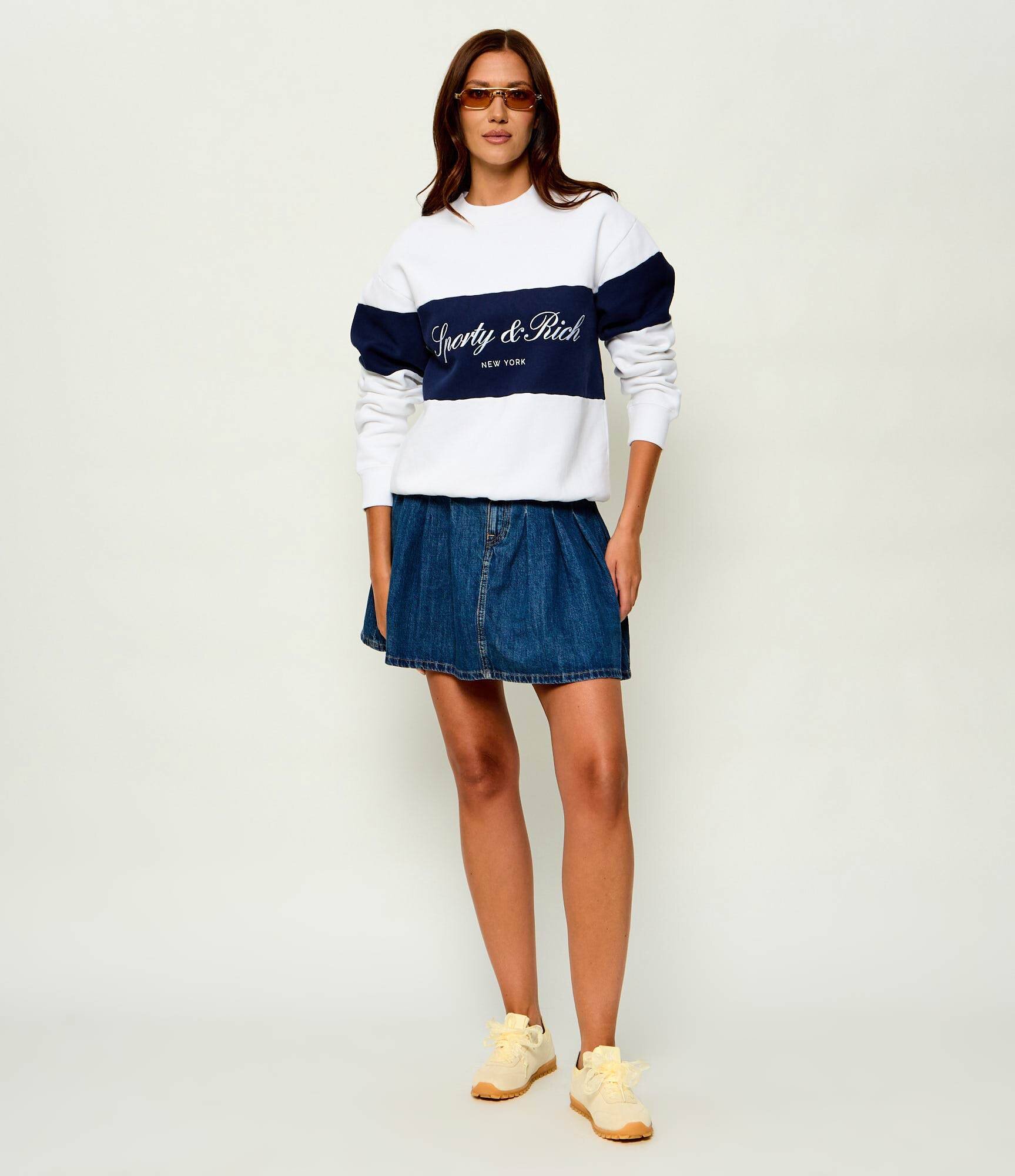 Sporty&Rich Hanorac Signature | Oversize fit