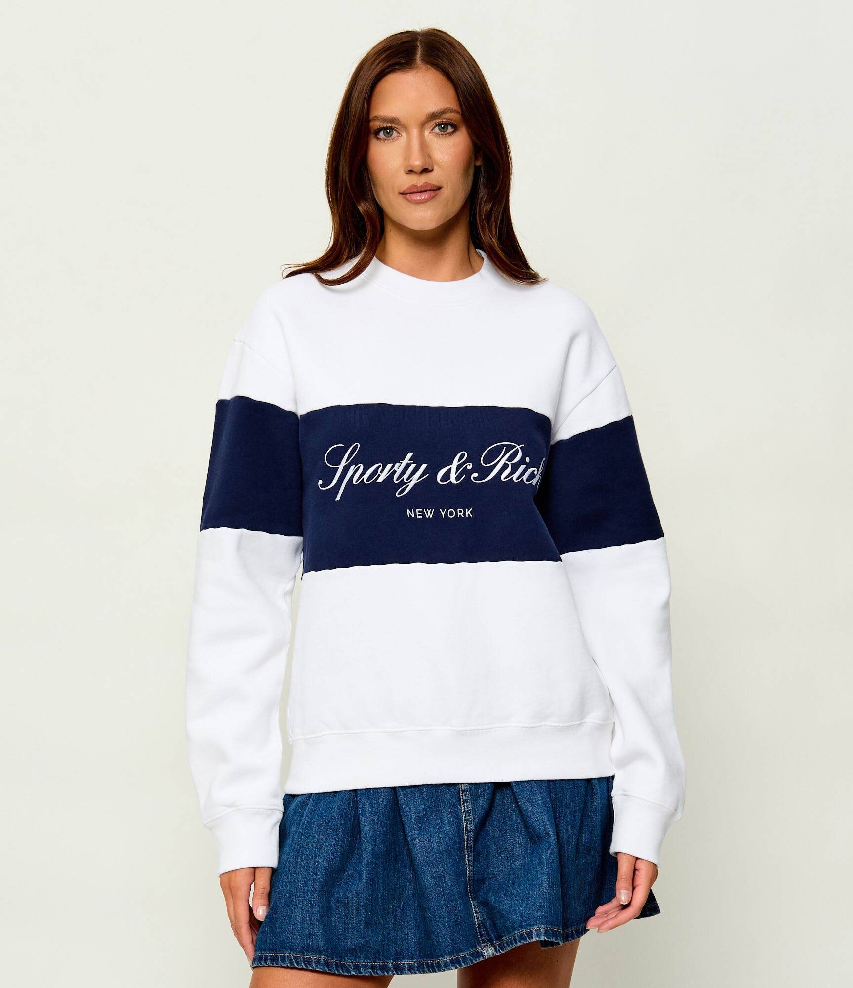 Sporty&Rich Hanorac Signature | Oversize fit