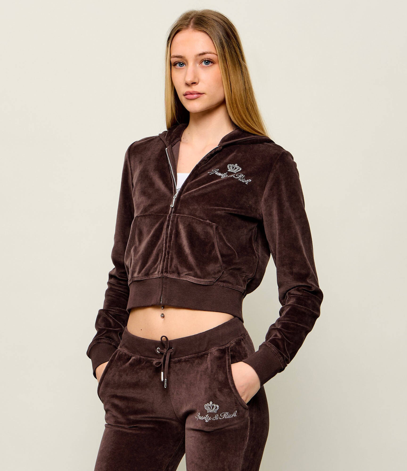 Sporty&Rich Hanorac Sporty $ Rich x Juicy Couture Emmyla | Cropped Fit