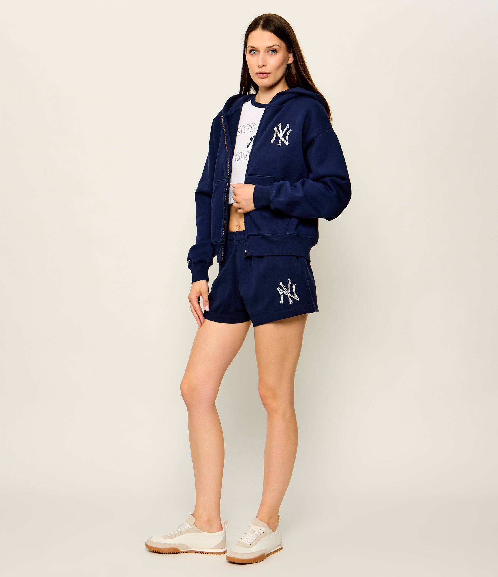 Sporty&Rich Hanorac Yankees Krystal | Relaxed fit