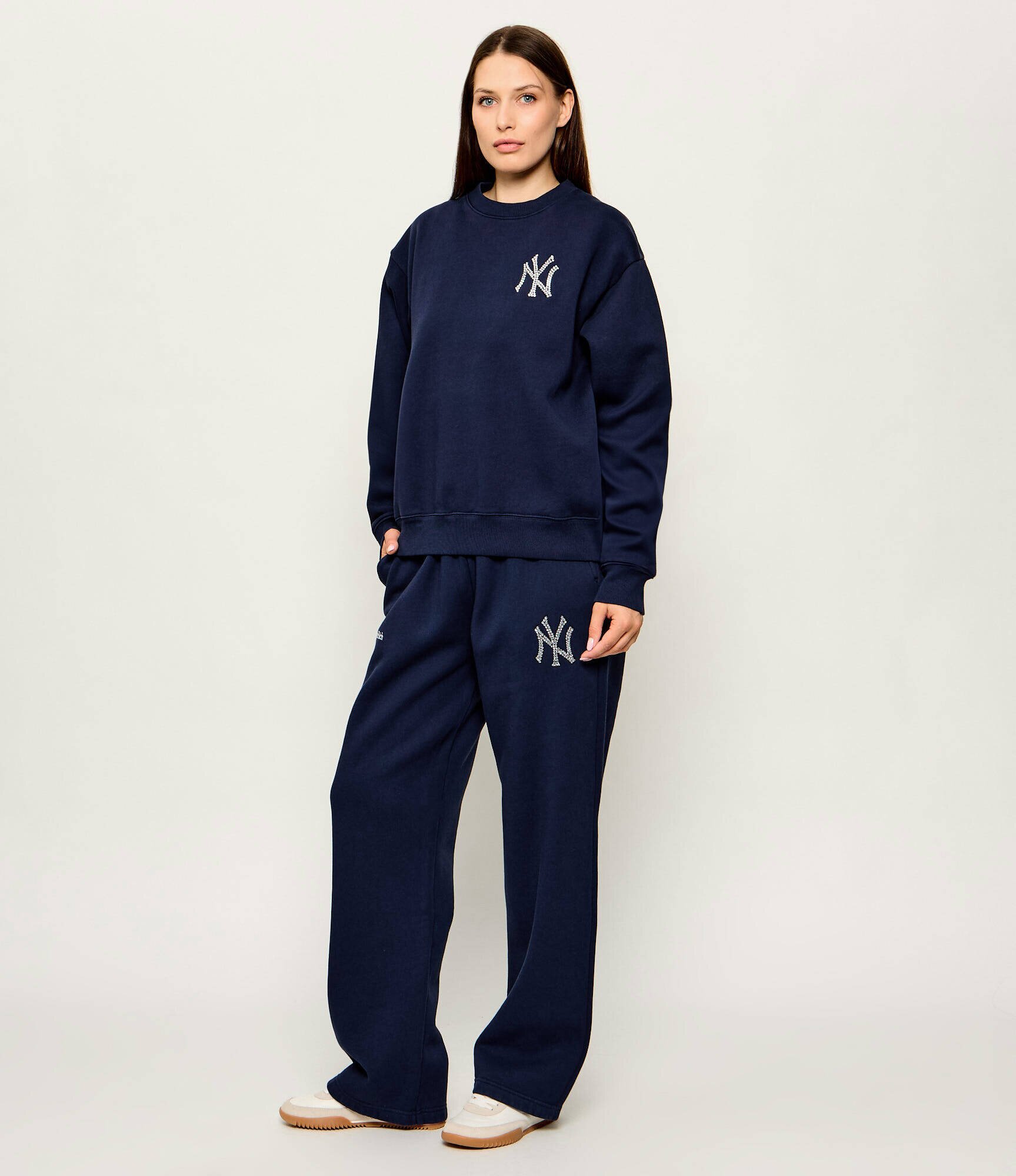 Sporty&Rich Hanorac Yankees Krystal | Relaxed fit