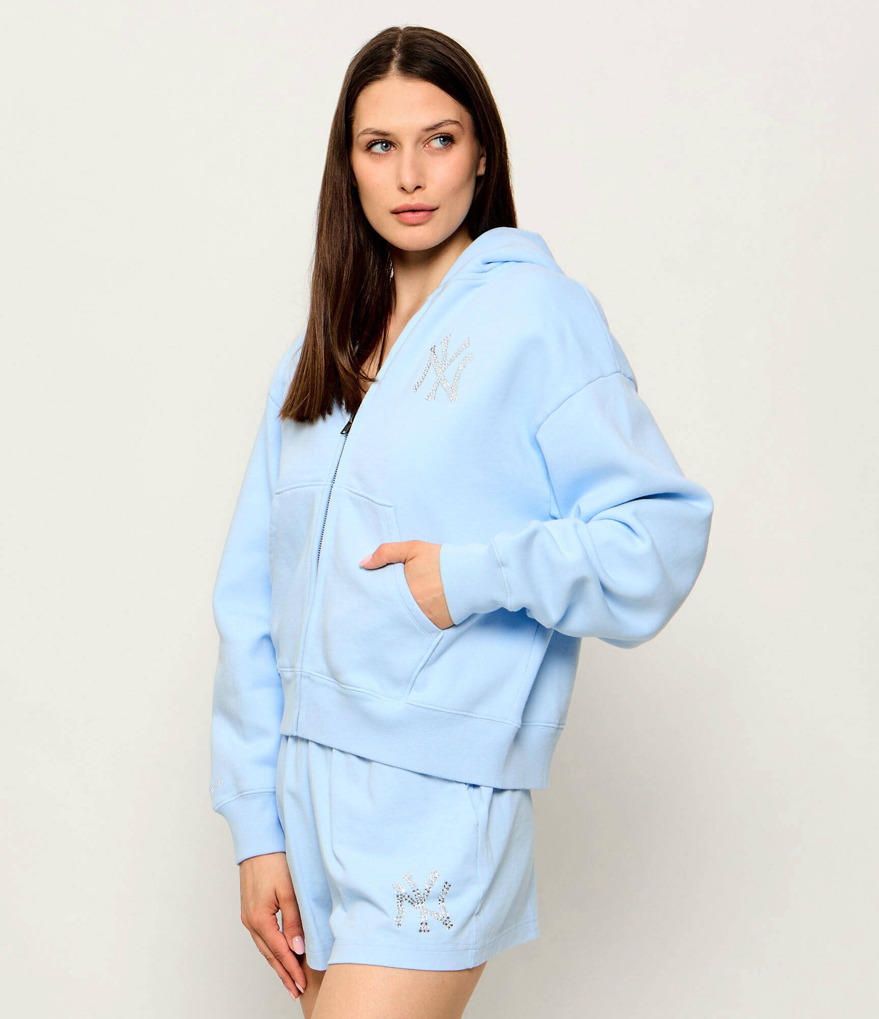 Sporty&Rich Hanorac Yankees Krystal | Relaxed fit