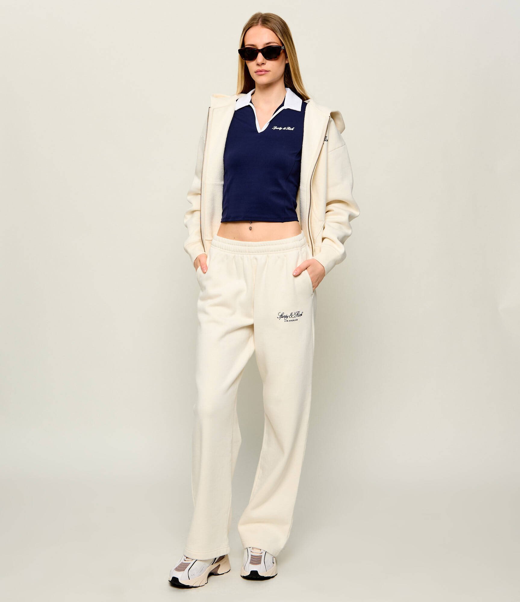 Sporty&Rich Pantaloni de trening BASILA | Relaxed fit