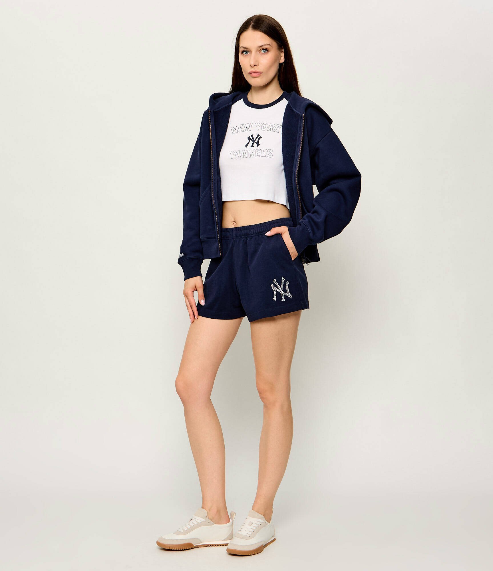 Sporty&Rich Pantaloni scurți Yankees Krystal | regular fit