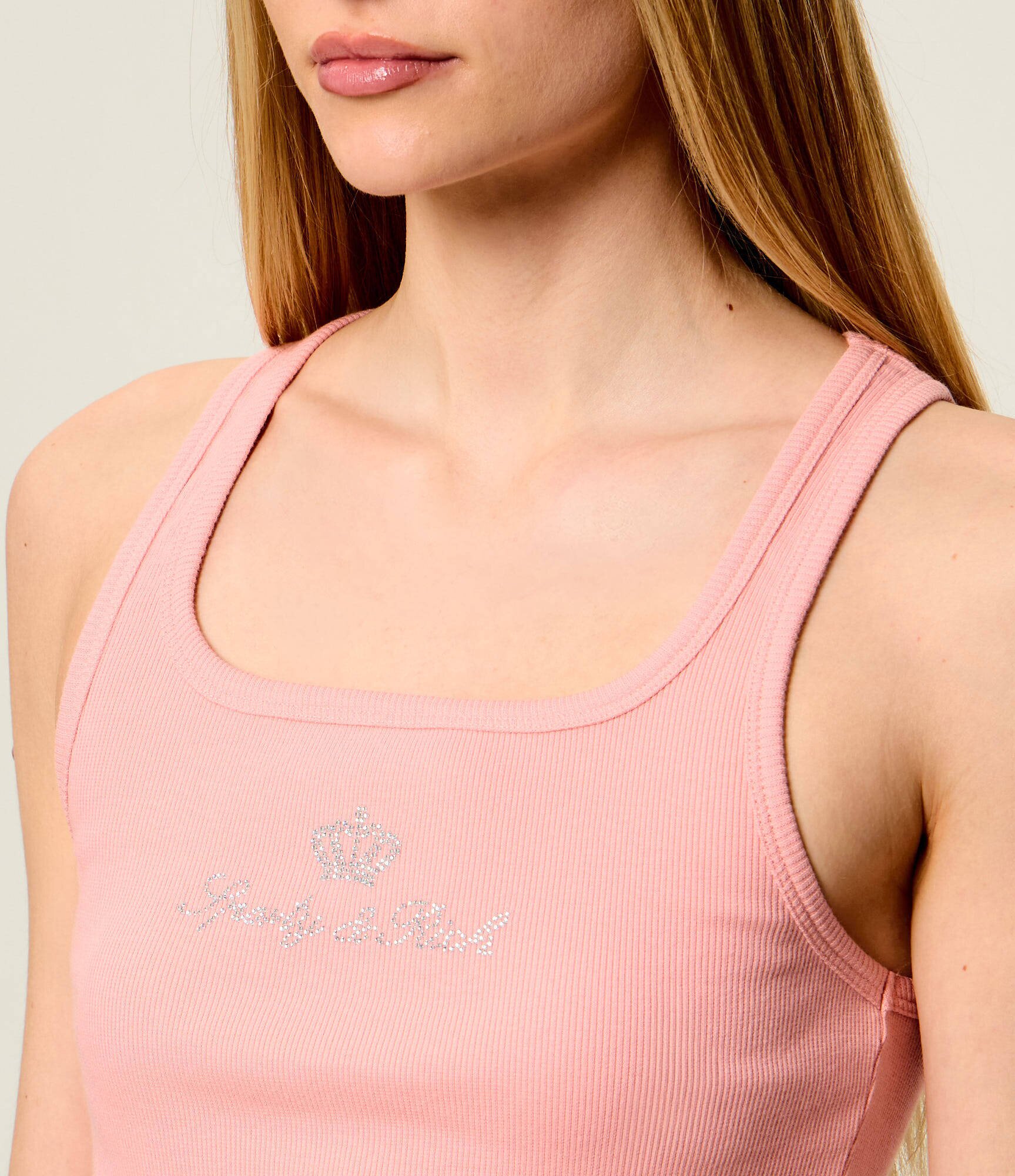 Sporty&Rich Top Juicy Crown | Sporty & Rich x Juicy Couture | Cropped Fit