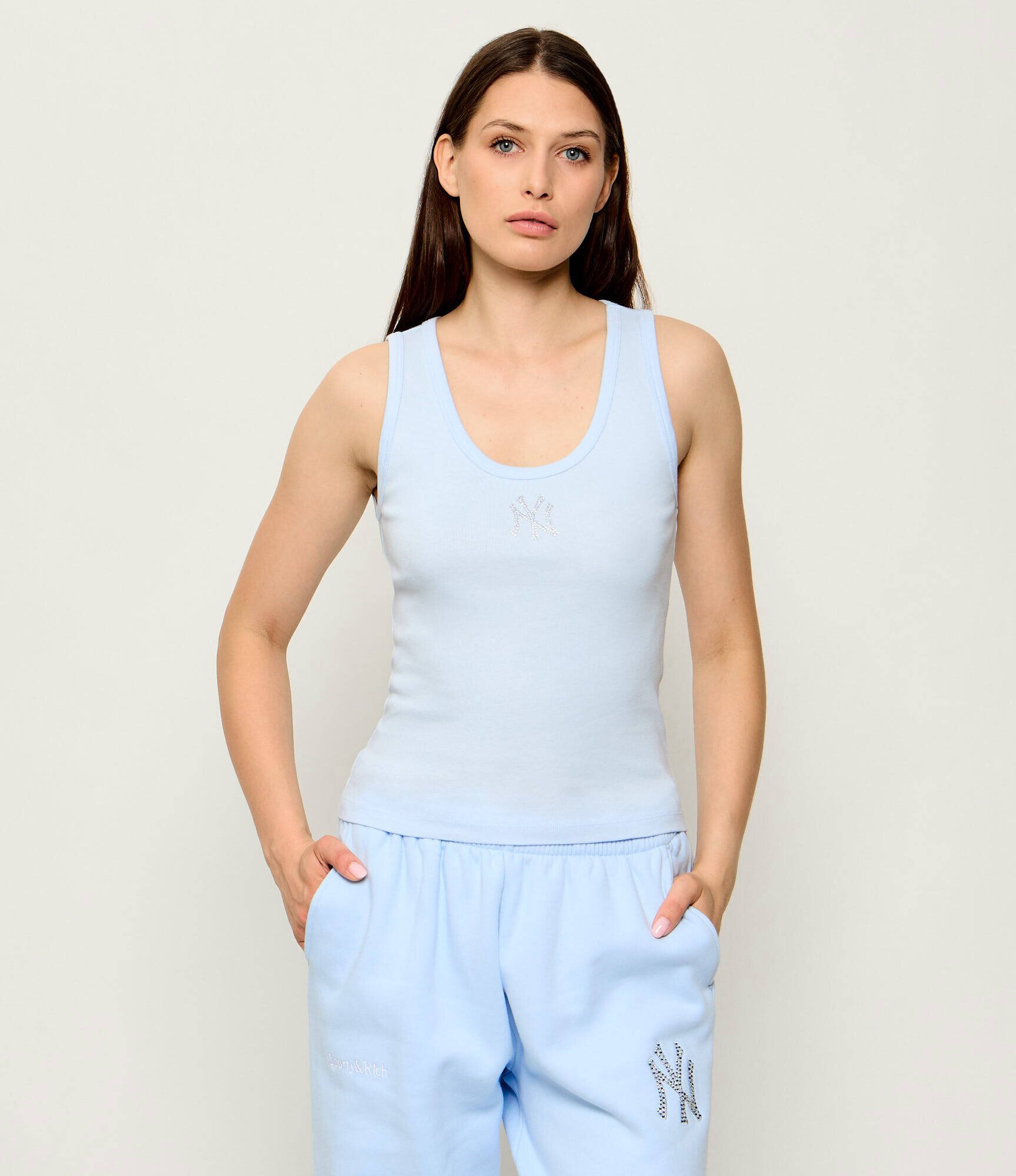 Sporty&Rich Top Yankees Krystal | Slim Fit
