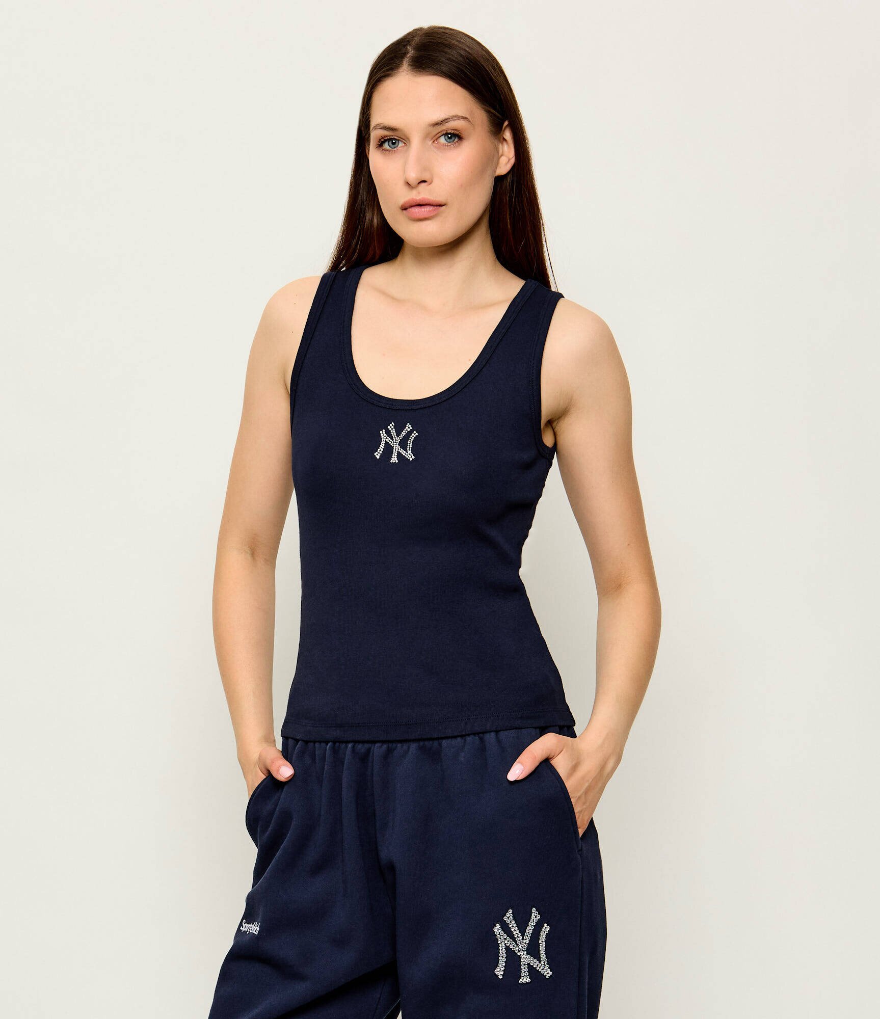 Sporty&Rich Top Yankees Krystal | Slim Fit
