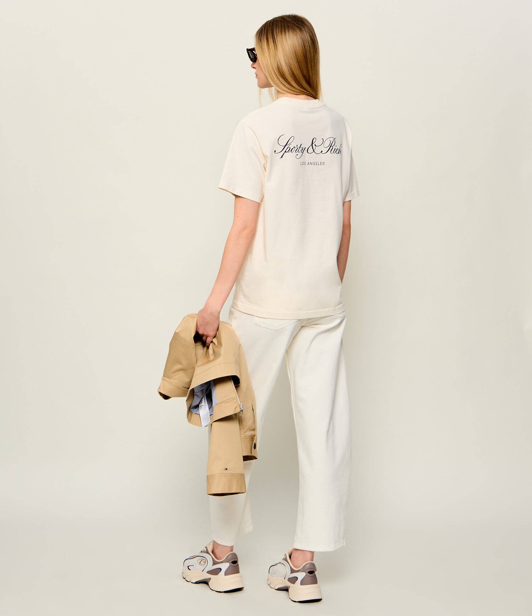 Sporty&Rich Tricou Vendome LA | Relaxed fit