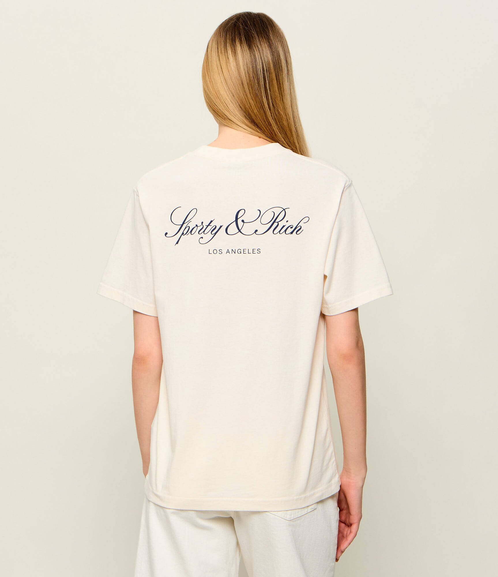 Sporty&Rich Tricou Vendome LA | Relaxed fit